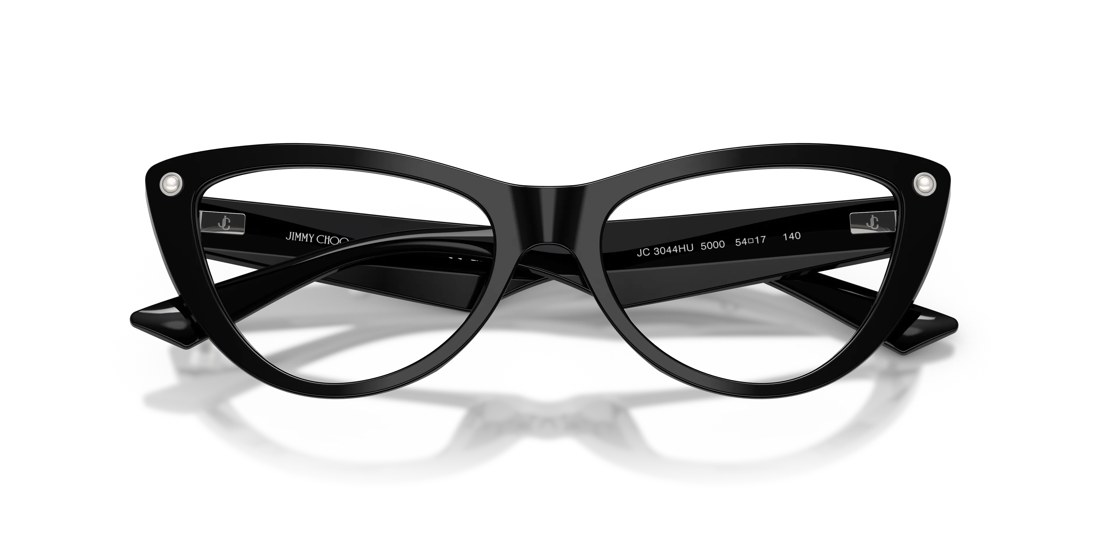 Jimmy Choo JC3044HU 5000 Montature da vista Acetato Nero Cat Eye Normale - immagine 2
