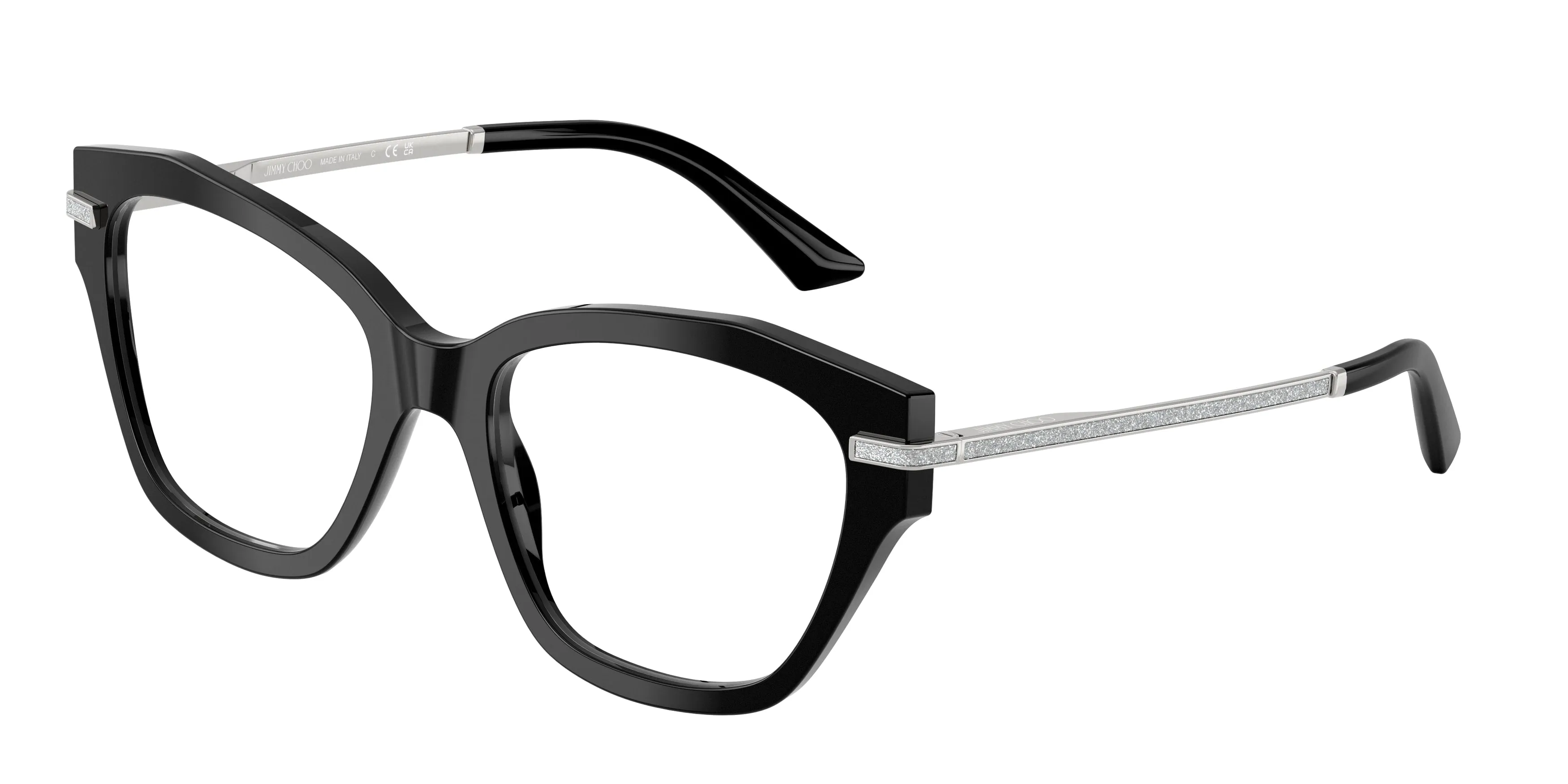 Jimmy Choo JC3043J 5000 Montature da vista Acetato Nero Cat Eye Normale - immagine 1