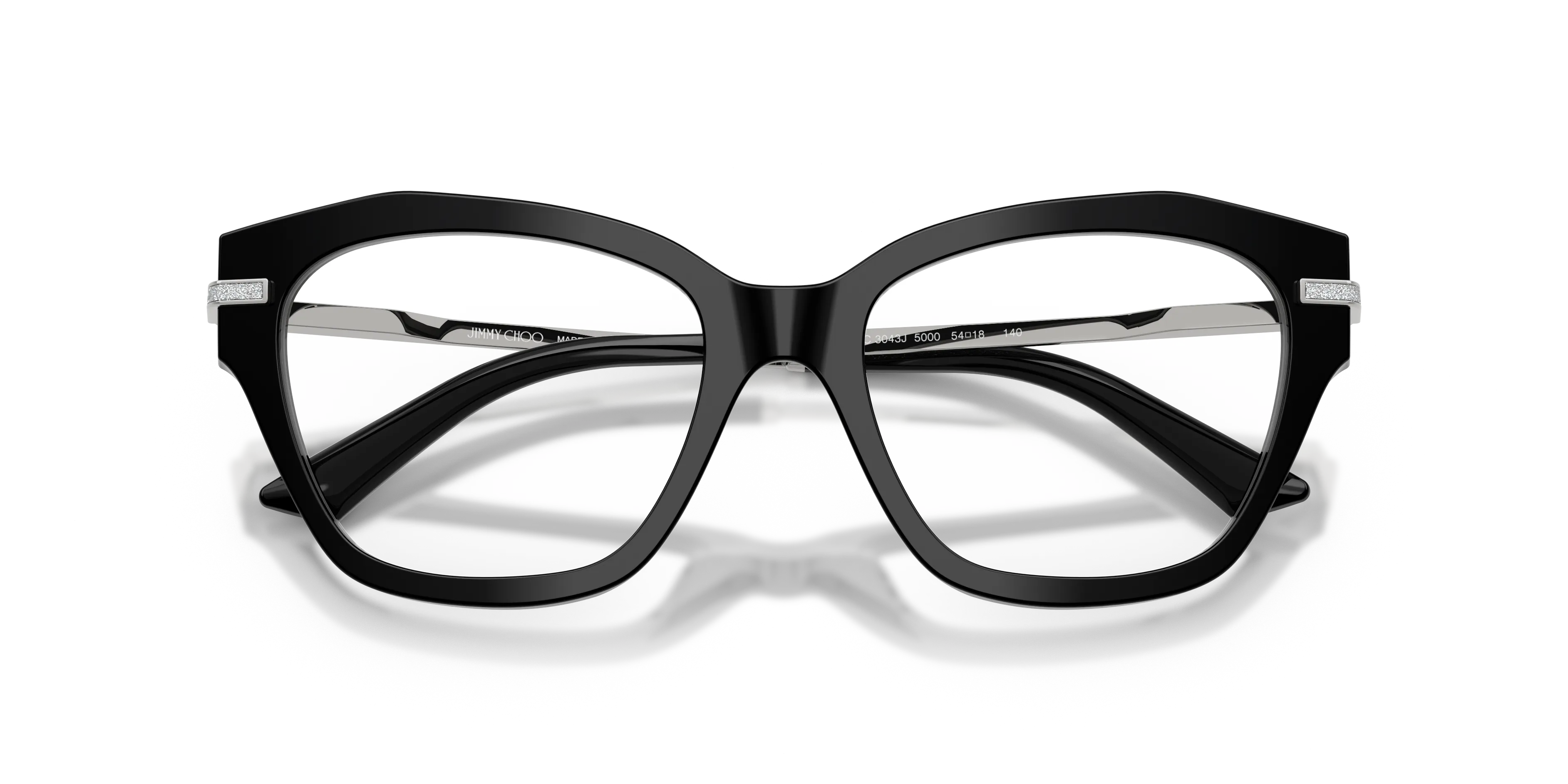 Jimmy Choo JC3043J 5000 Montature da vista Acetato Nero Cat Eye Normale - immagine 2