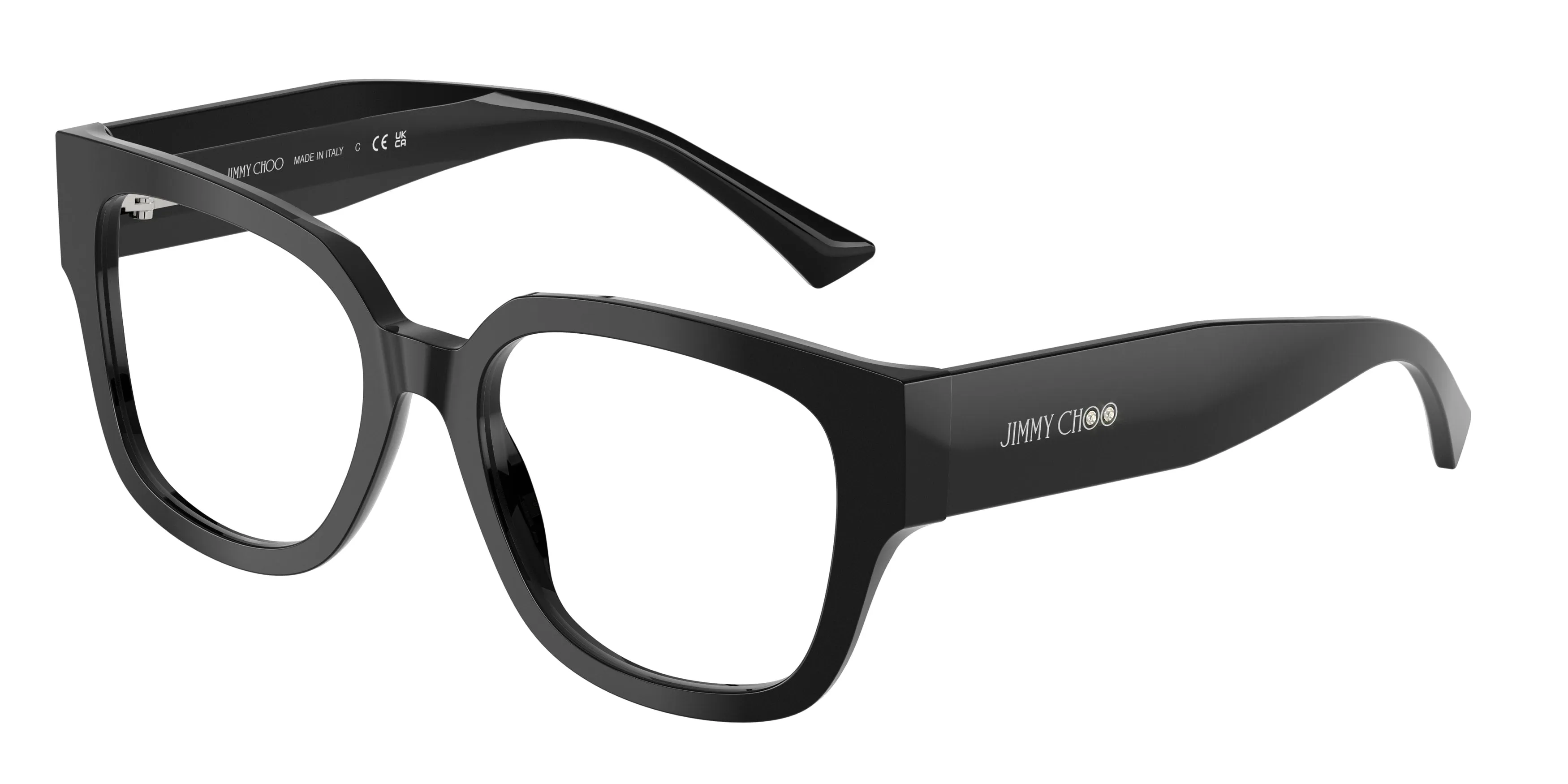 Jimmy Choo JC3042B 5000 Montature da vista Acetato Nero Squadrata Normale - immagine 1