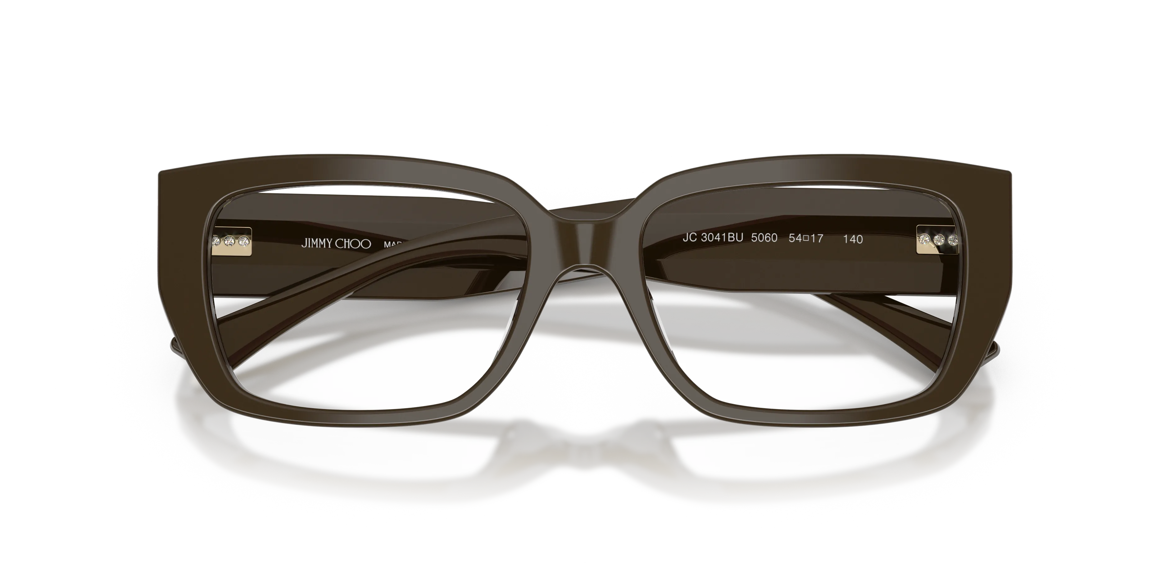 Jimmy Choo JC3041BU 5060 Montature da vista Acetato Verde Pillow Normale - immagine 2