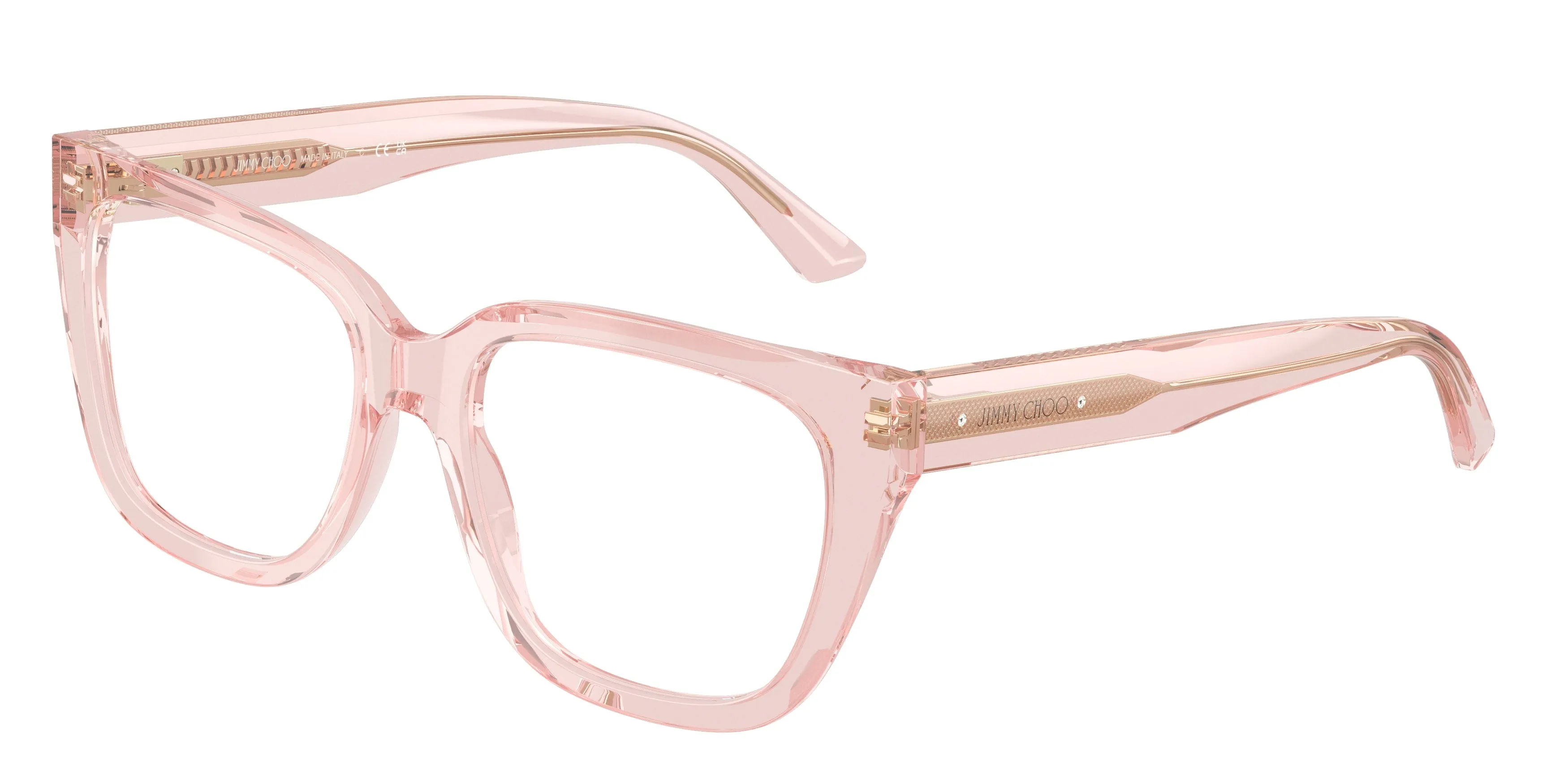 Jimmy Choo JC3019B 5034 Montature da vista Acetato Rosa Squadrata Normale - immagine 1