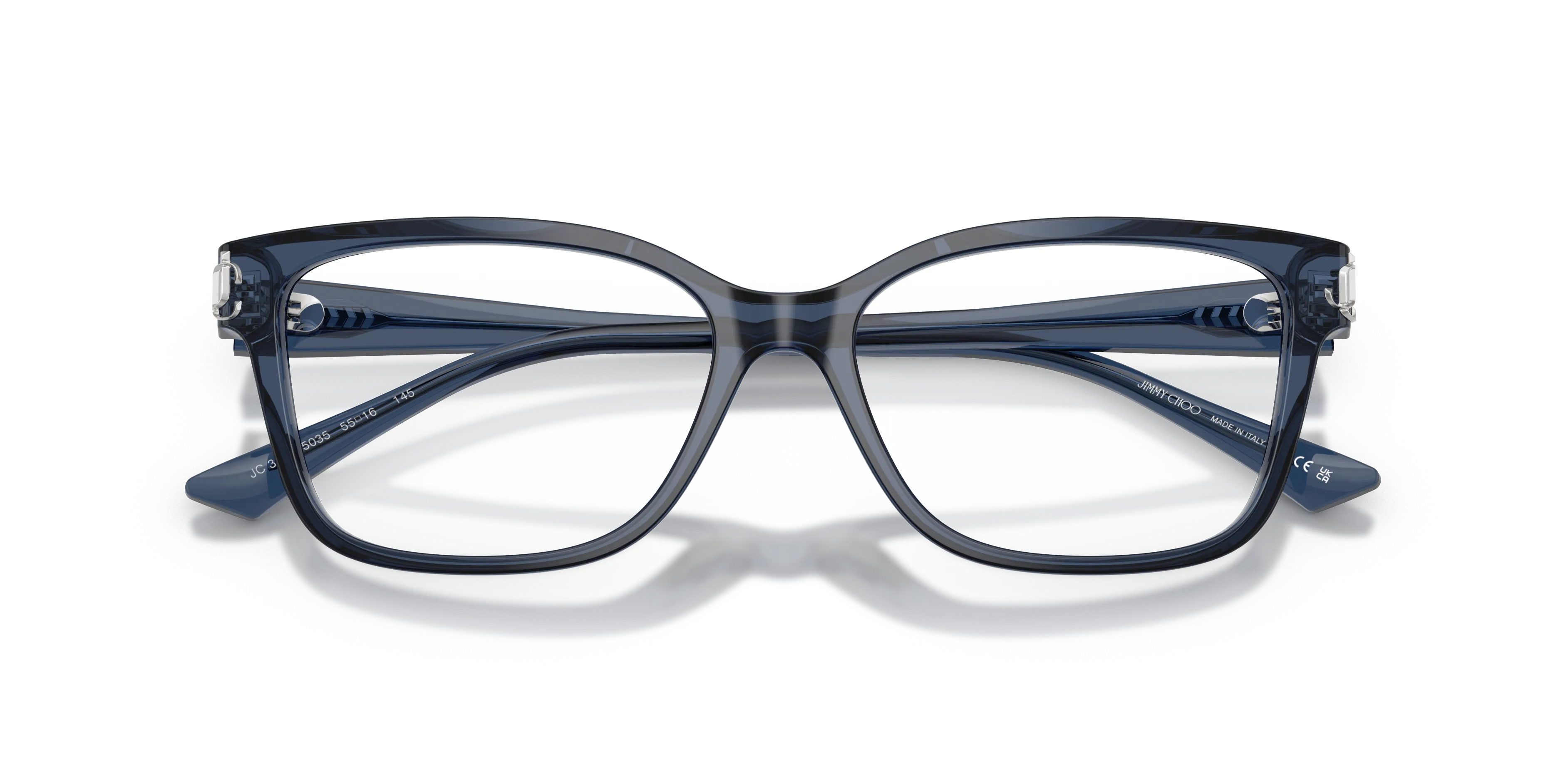 Jimmy Choo JC3012 5035 Montature da vista Acetato Blu Pillow Normale - immagine 2