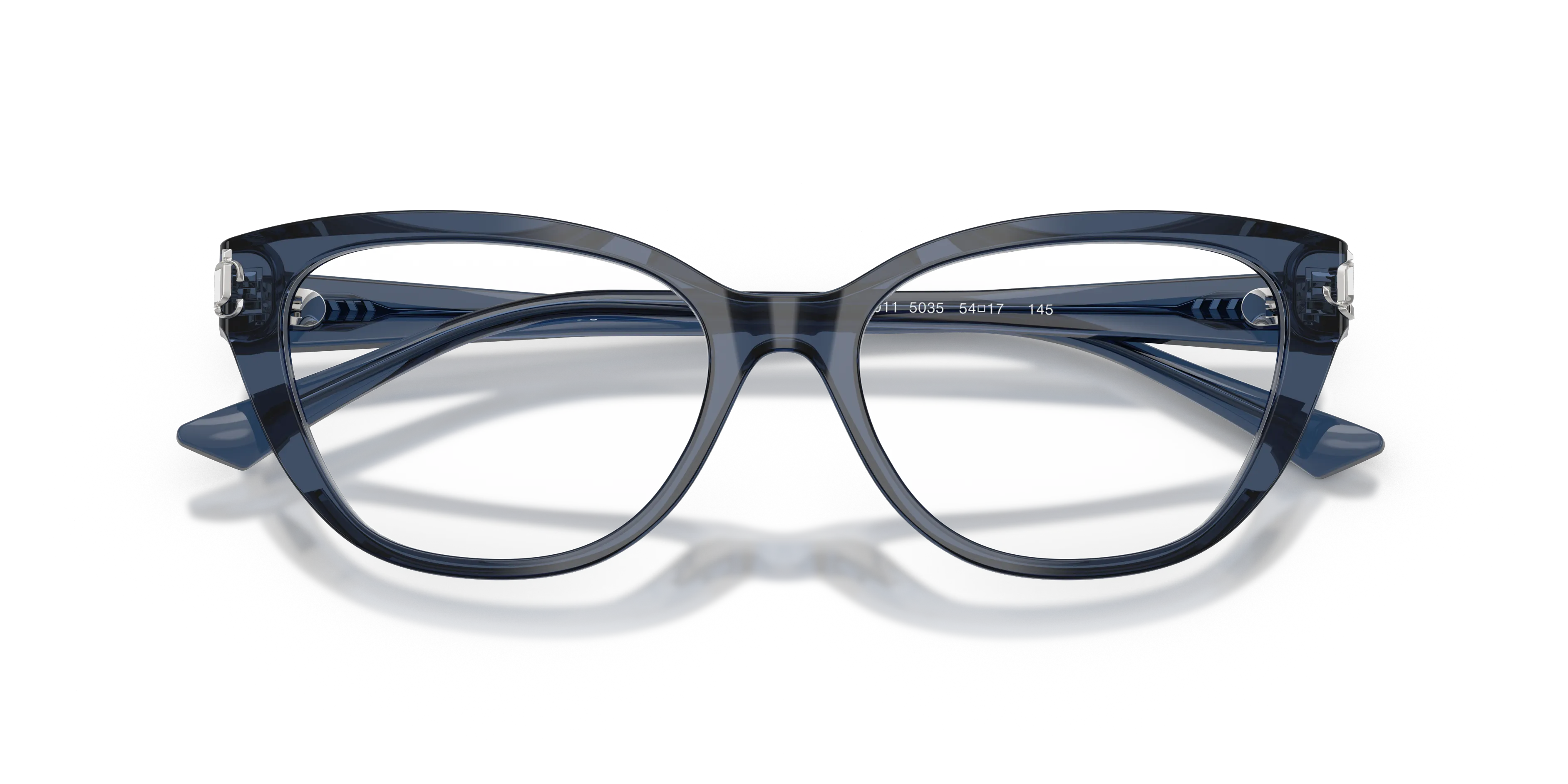 Jimmy Choo JC3011 5035 Montature da vista Acetato Blu Cat Eye Normale - immagine 2