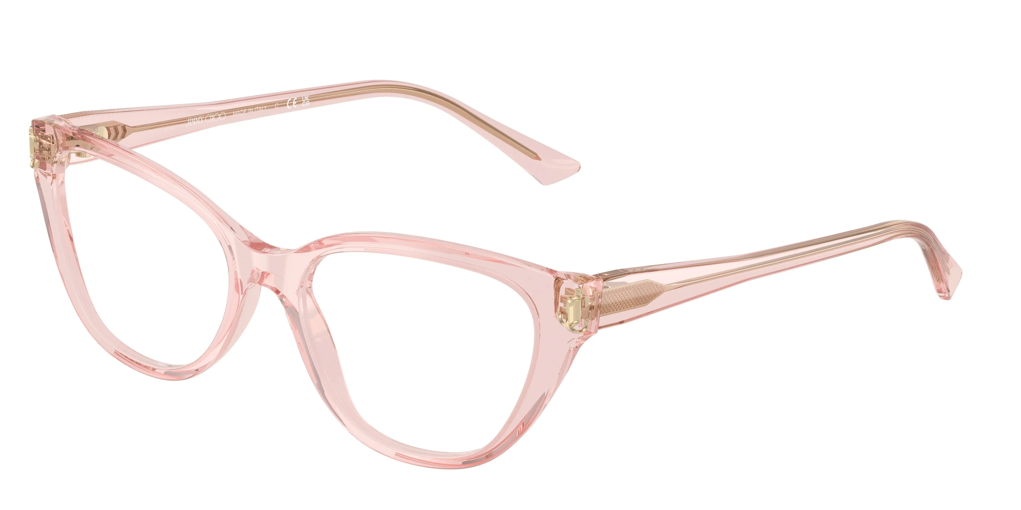 Jimmy Choo JC3011 5034 Montature da vista Acetato Rosa Cat Eye Normale - immagine 1
