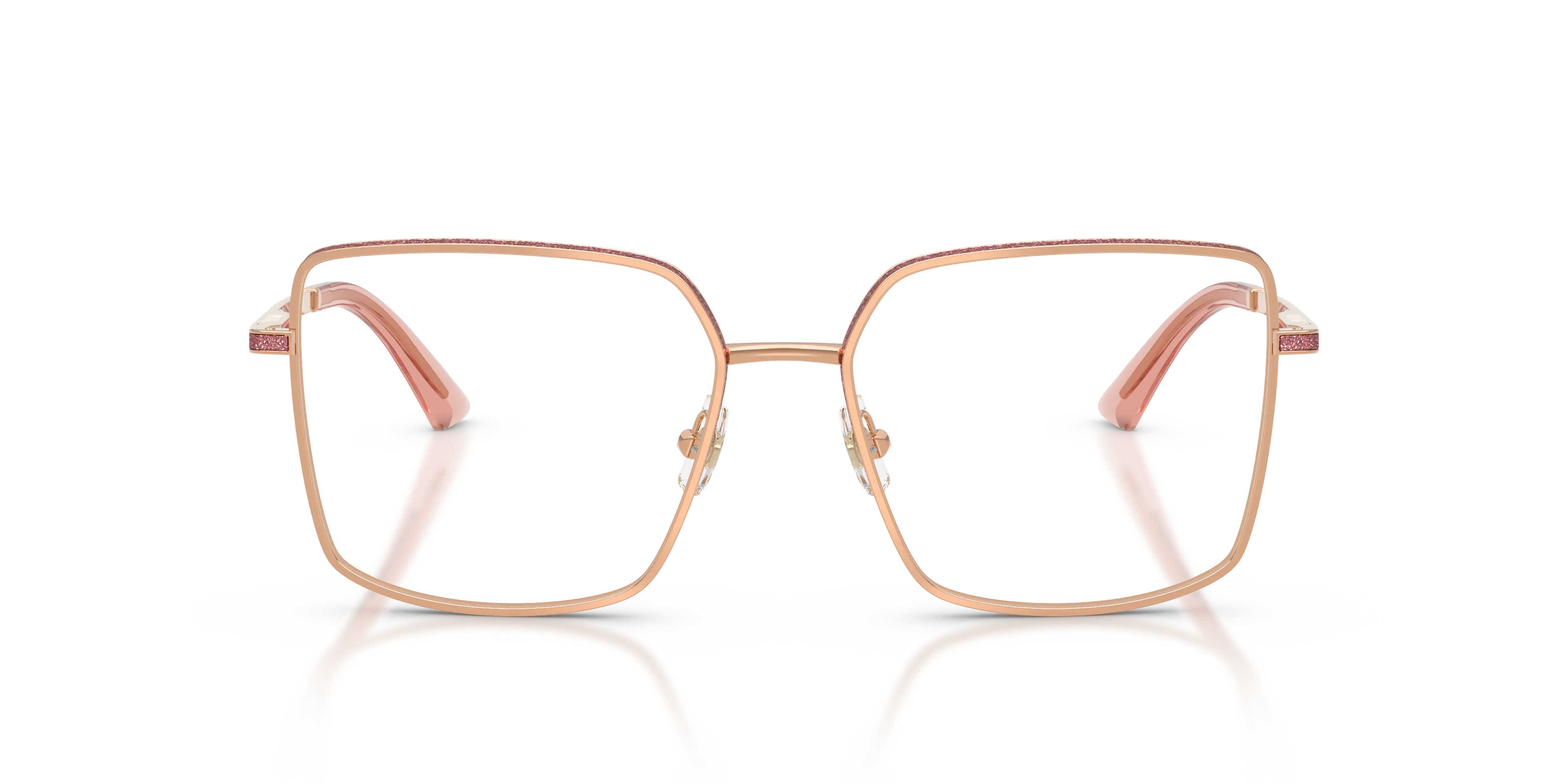 Jimmy Choo JC2017J 3008 Montature da vista Metallo Oro Squadrata Normale - immagine 3