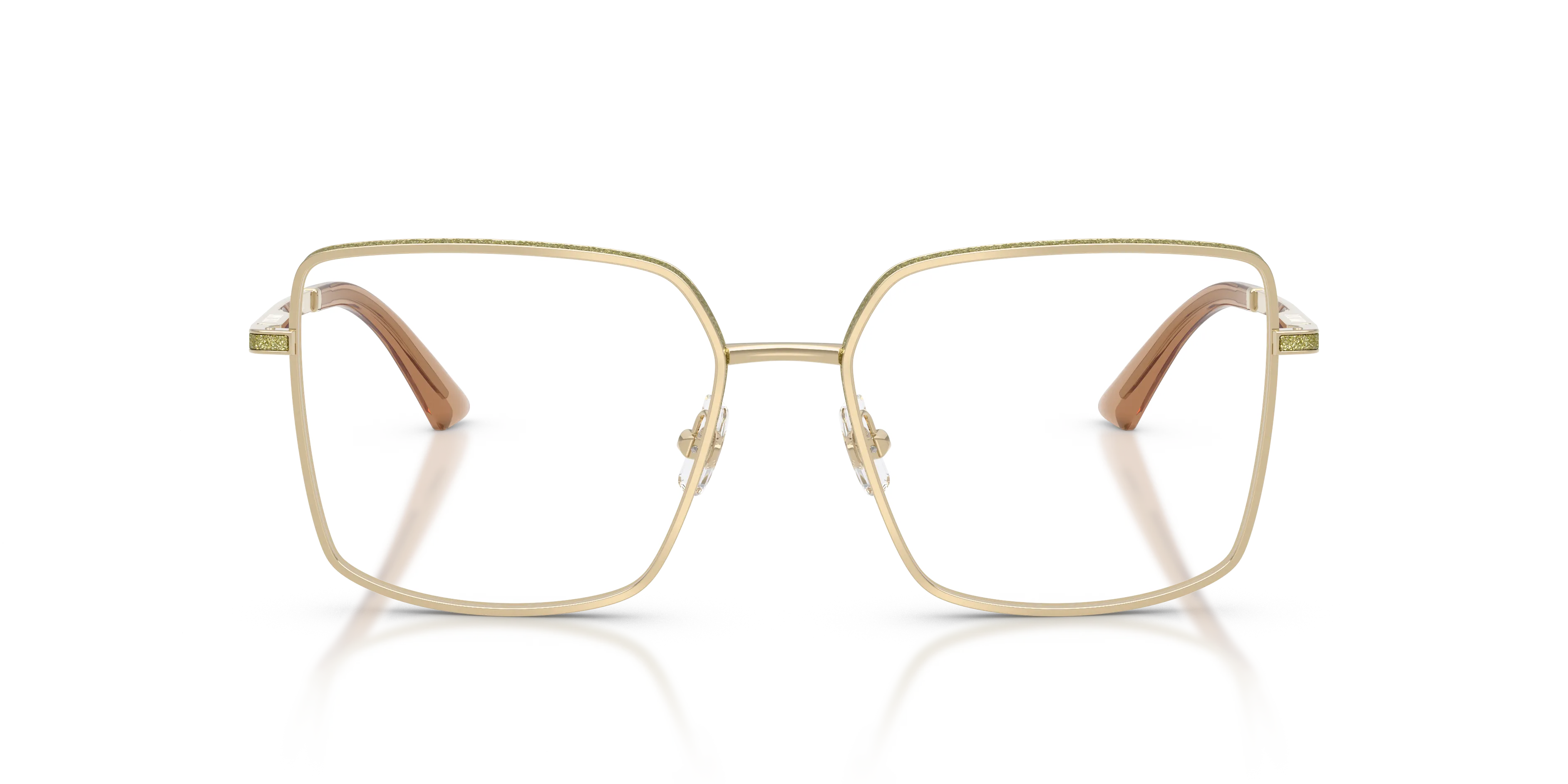 Jimmy Choo JC2017J 3006 Montature da vista Metallo Oro Squadrata Normale - immagine 3
