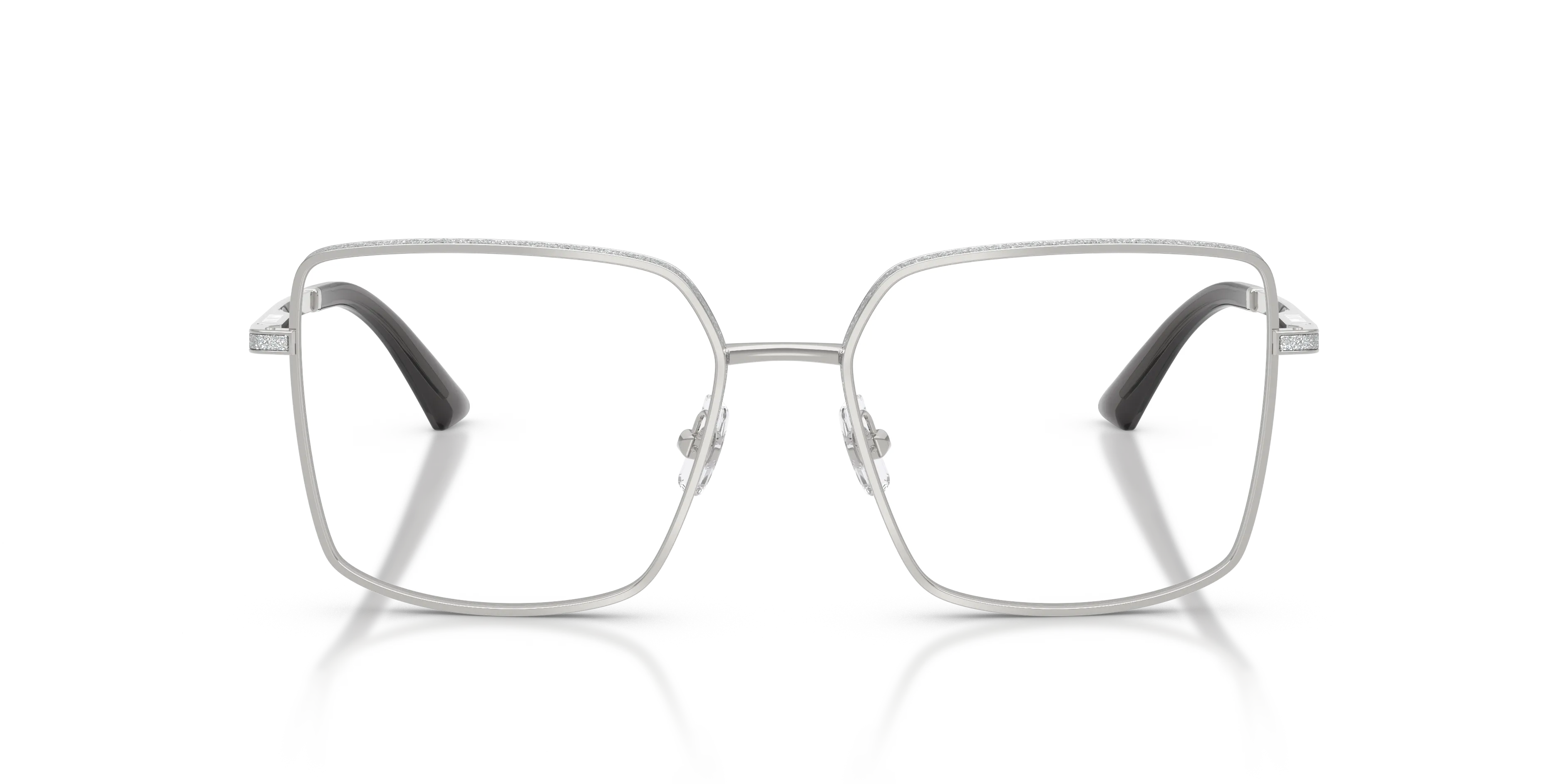 Jimmy Choo JC2017J 3002 Montature da vista Metallo Argento Squadrata Normale - immagine 3