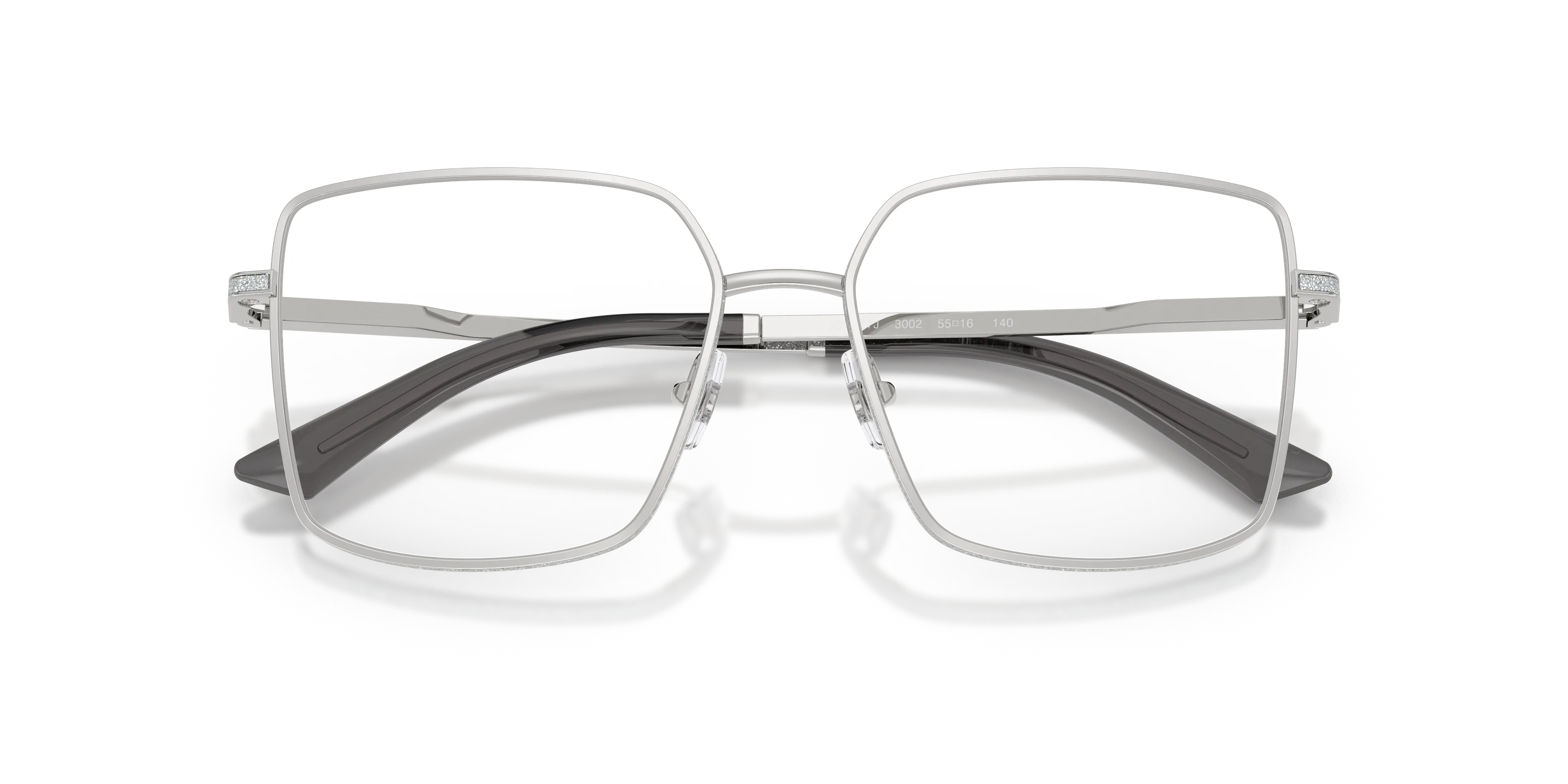 Jimmy Choo JC2017J 3002 Montature da vista Metallo Argento Squadrata Normale - immagine 2