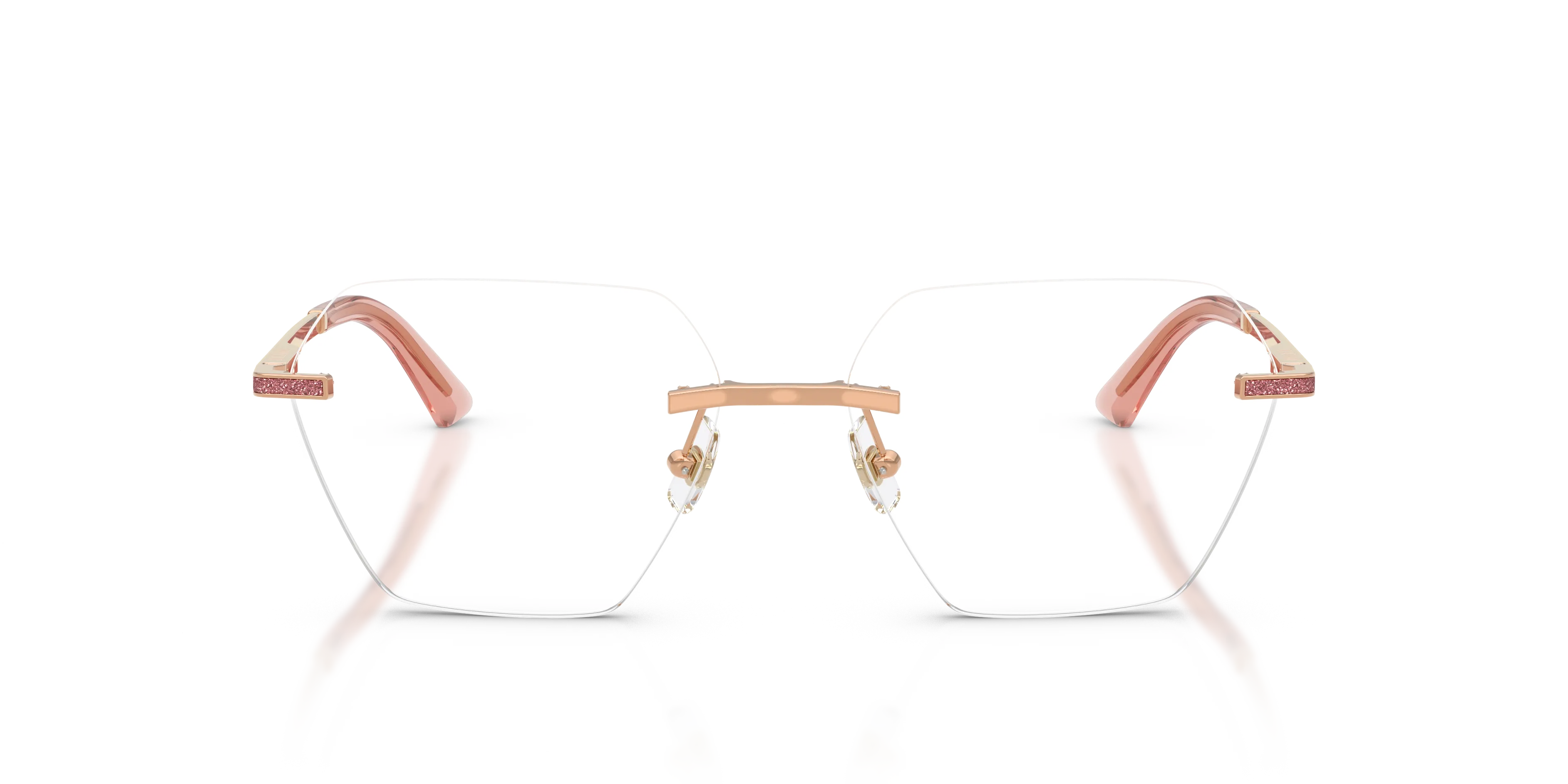 Jimmy Choo JC2016J 3008 Montature da vista Metallo Oro Geometrica Normale - immagine 3