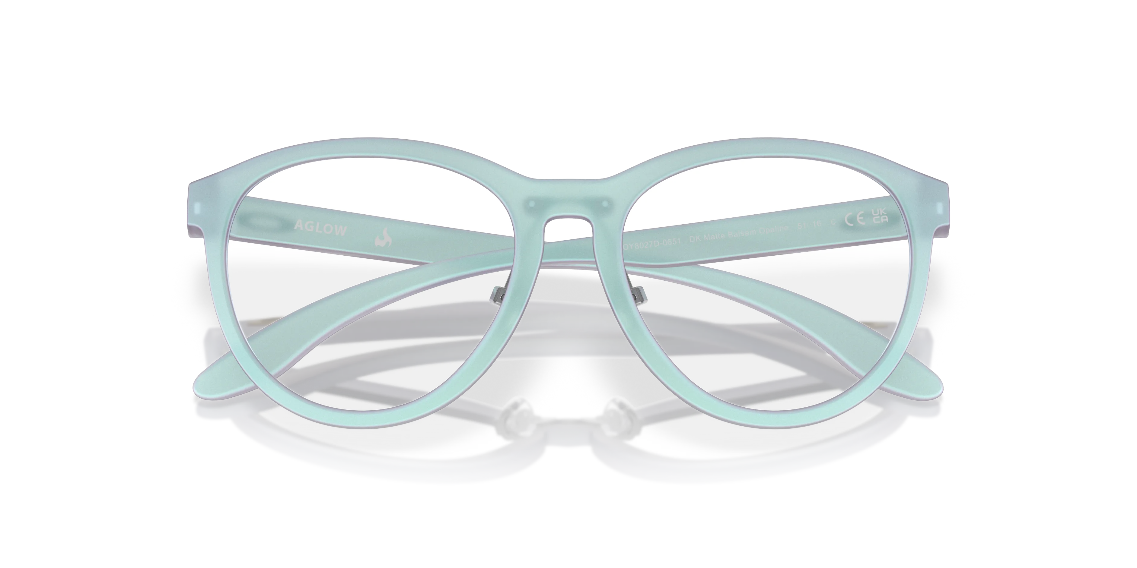 Oakley OY8027D AGLOW 802706 Montature da vista O_Matter Verde Rotonda Normale - immagine 2