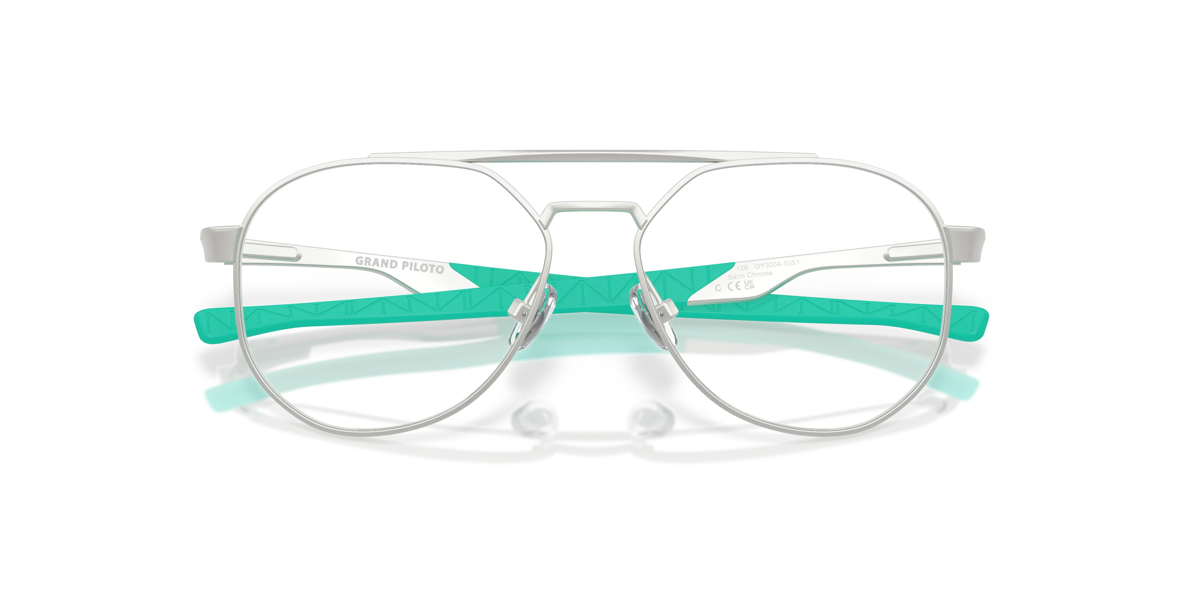 Oakley OY3004 GRAN PILOTO 300403 Montature da vista Metallo Argento Pilot Normale - immagine 2