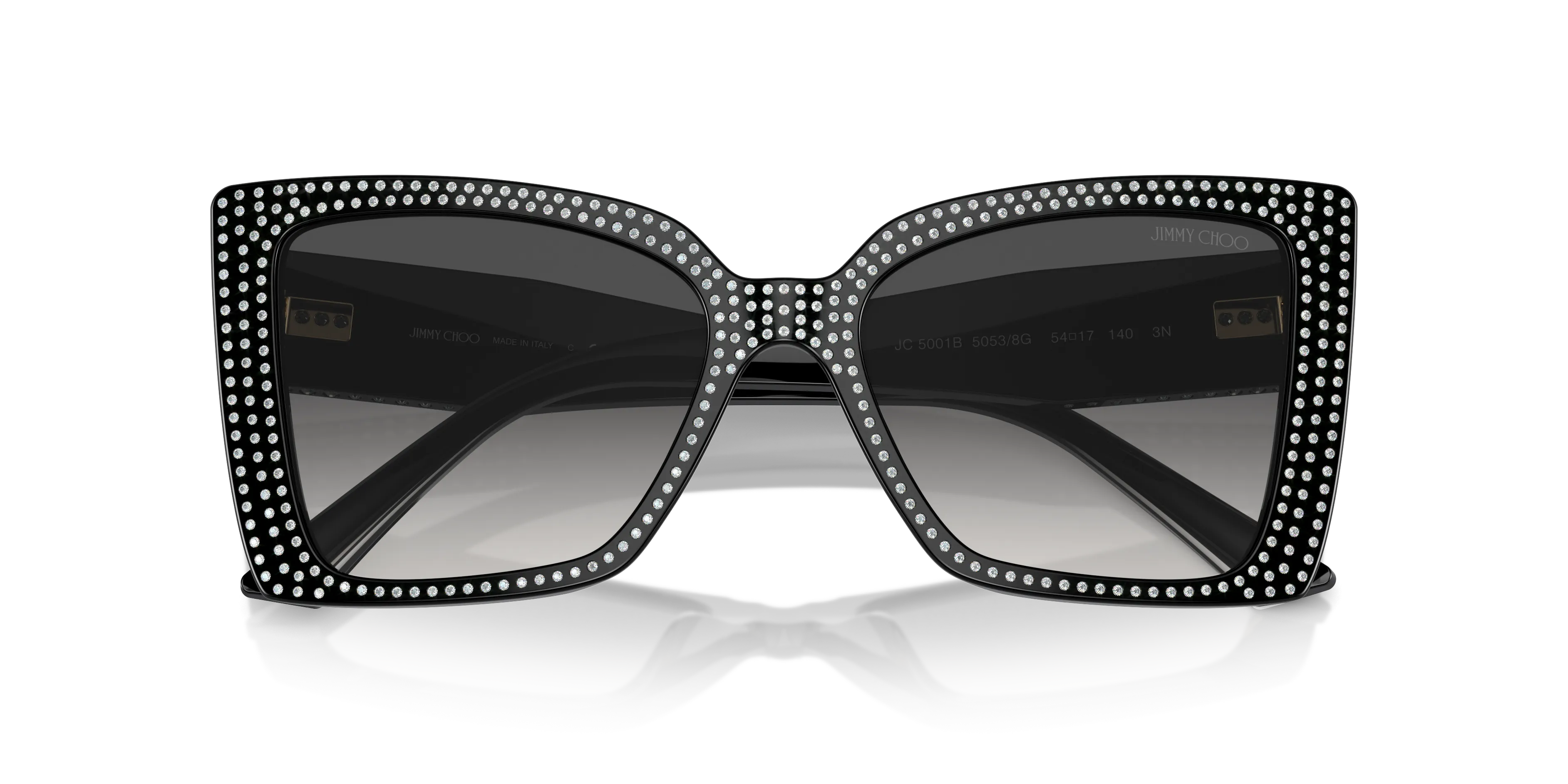 Jimmy Choo JC5001B 50538G Occhiali da sole Acetato Farfalla Normale - immagine 2