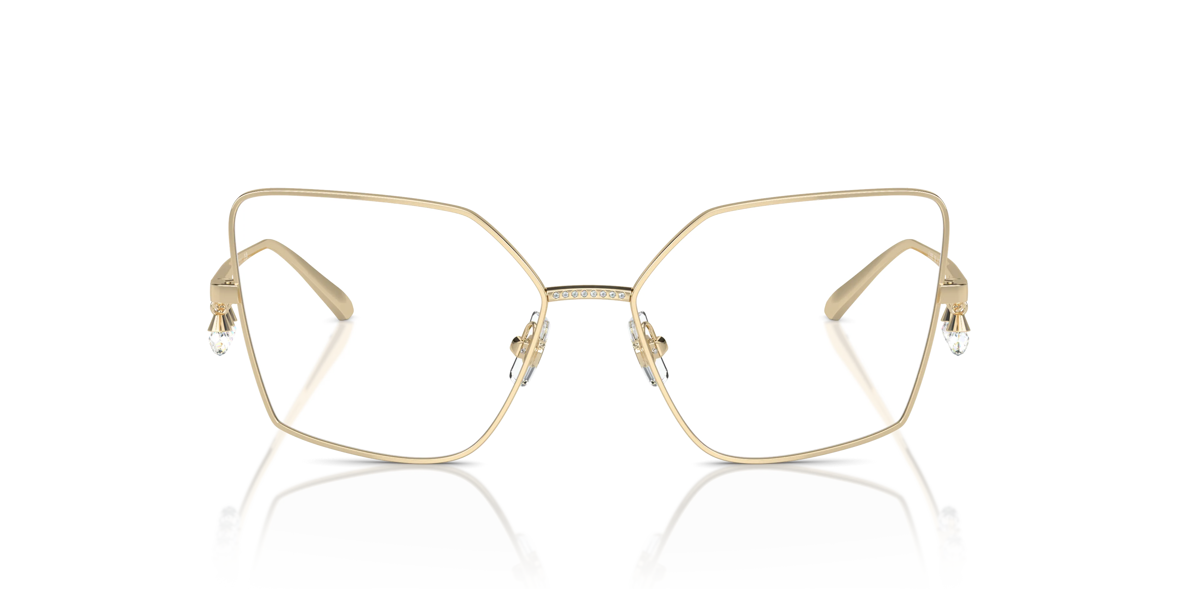Jimmy Choo JC2005B 3006 Montature da vista Metallo Oro Cat Eye - immagine 3