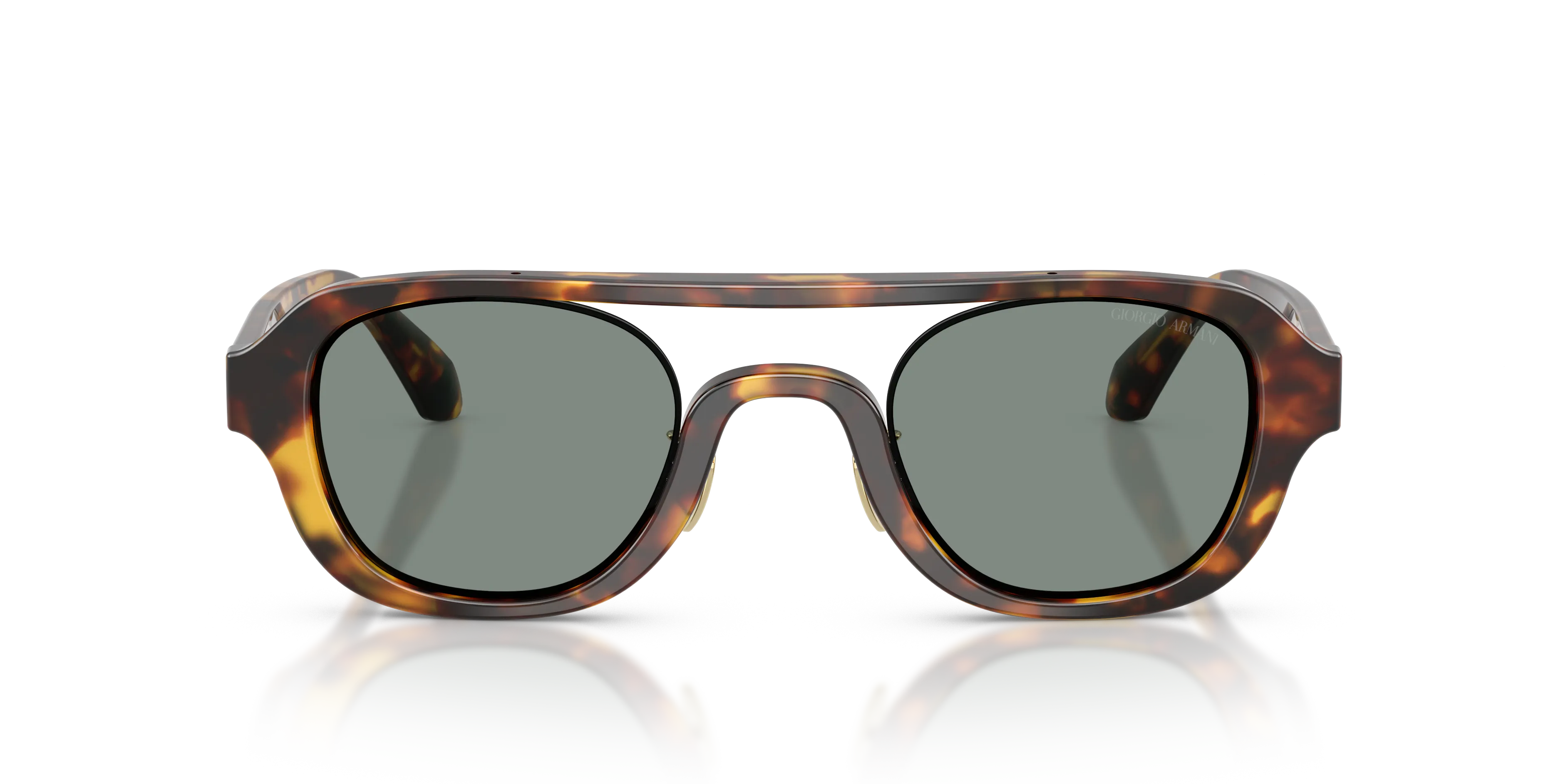 Giorgio Armani AR8247 6331/1 Occhiali da sole Acetato Tartaruga Grigio Geometrica Normale - immagine 3