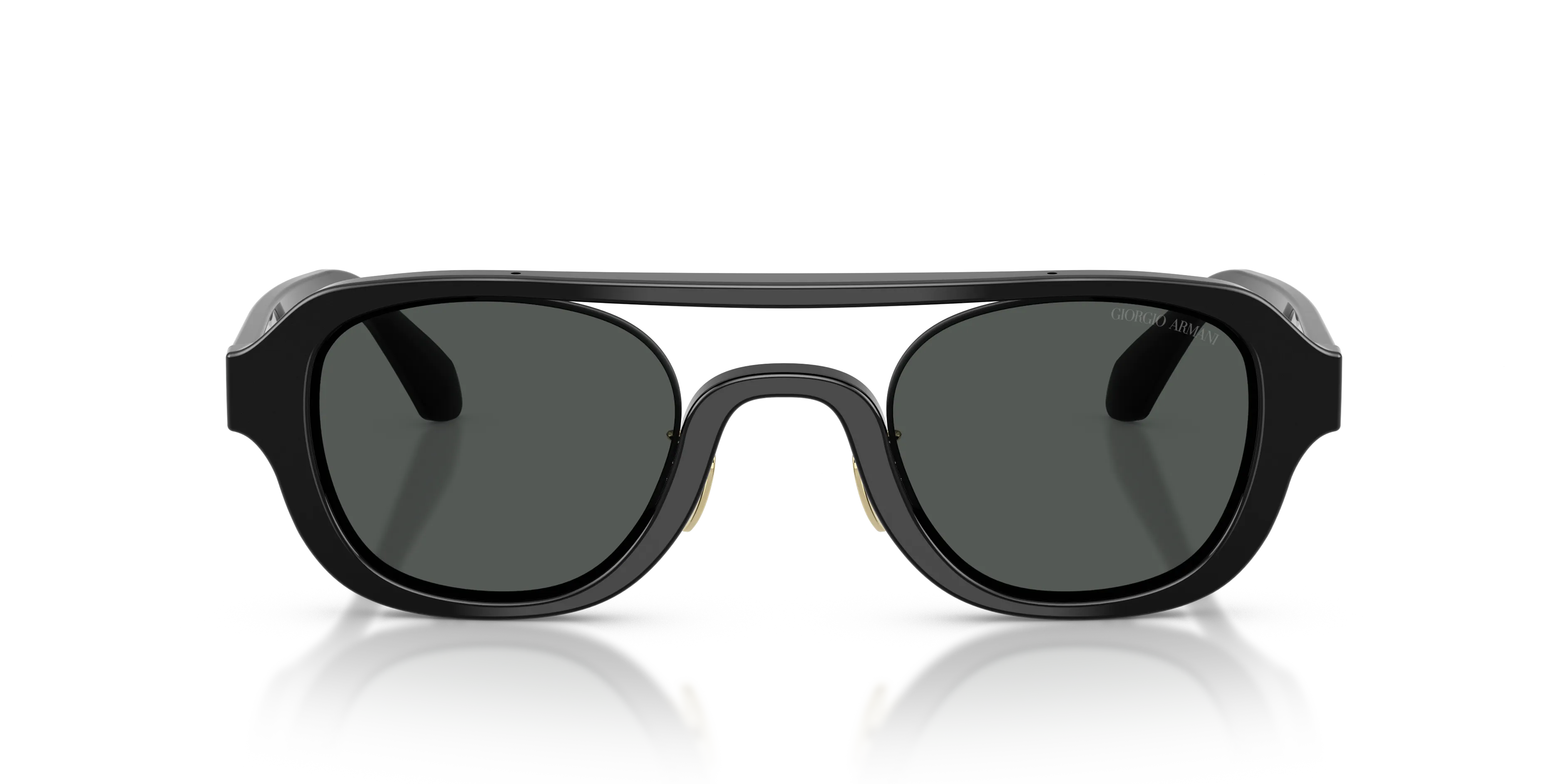Giorgio Armani AR8247 500187 Occhiali da sole Acetato Nero Grigio Geometrica Normale - immagine 3