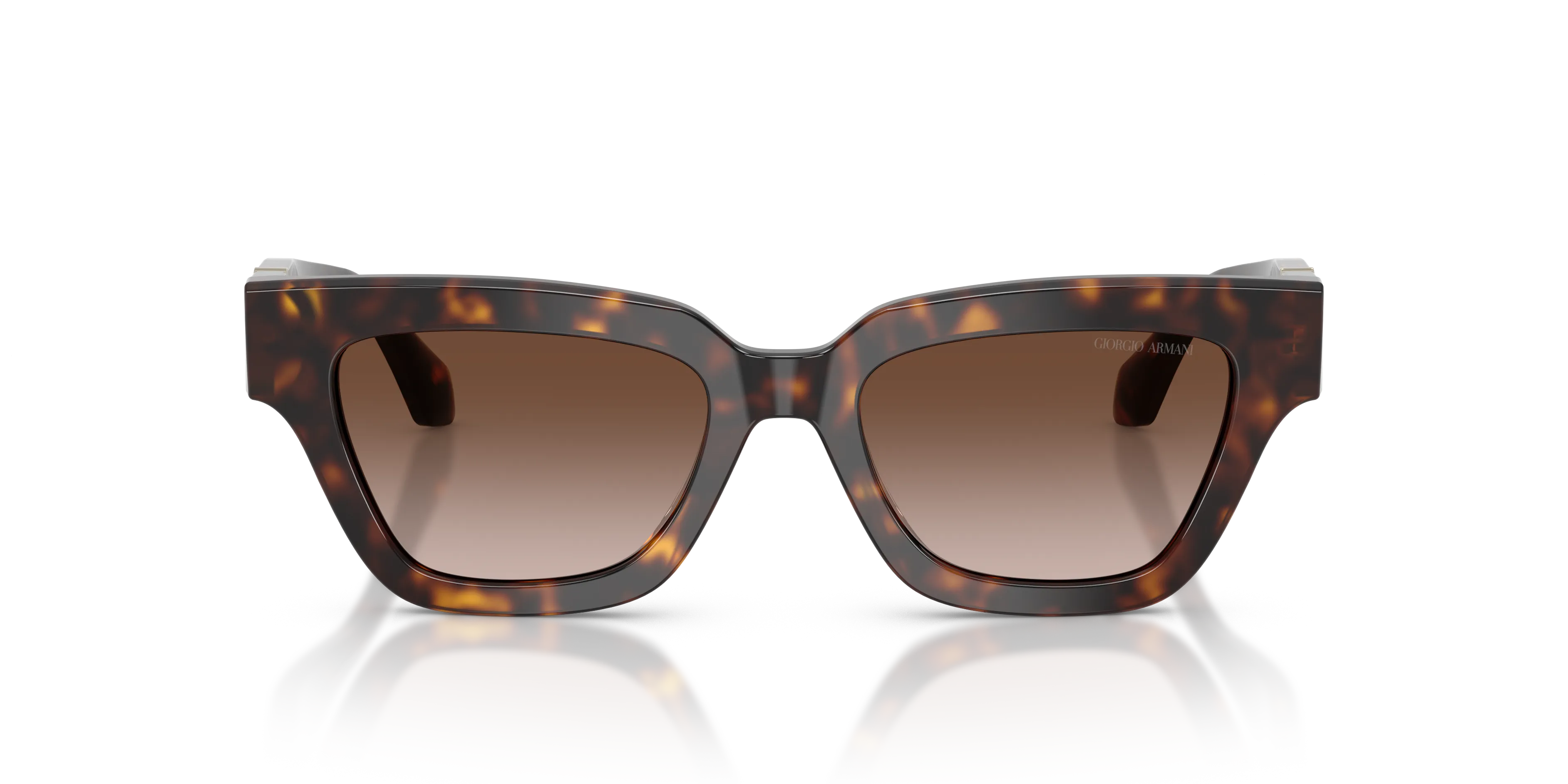 Giorgio Armani AR8246U 587913 Occhiali da sole Acetato Tartaruga Marrone Cat Eye Normale Sfumato - immagine 3