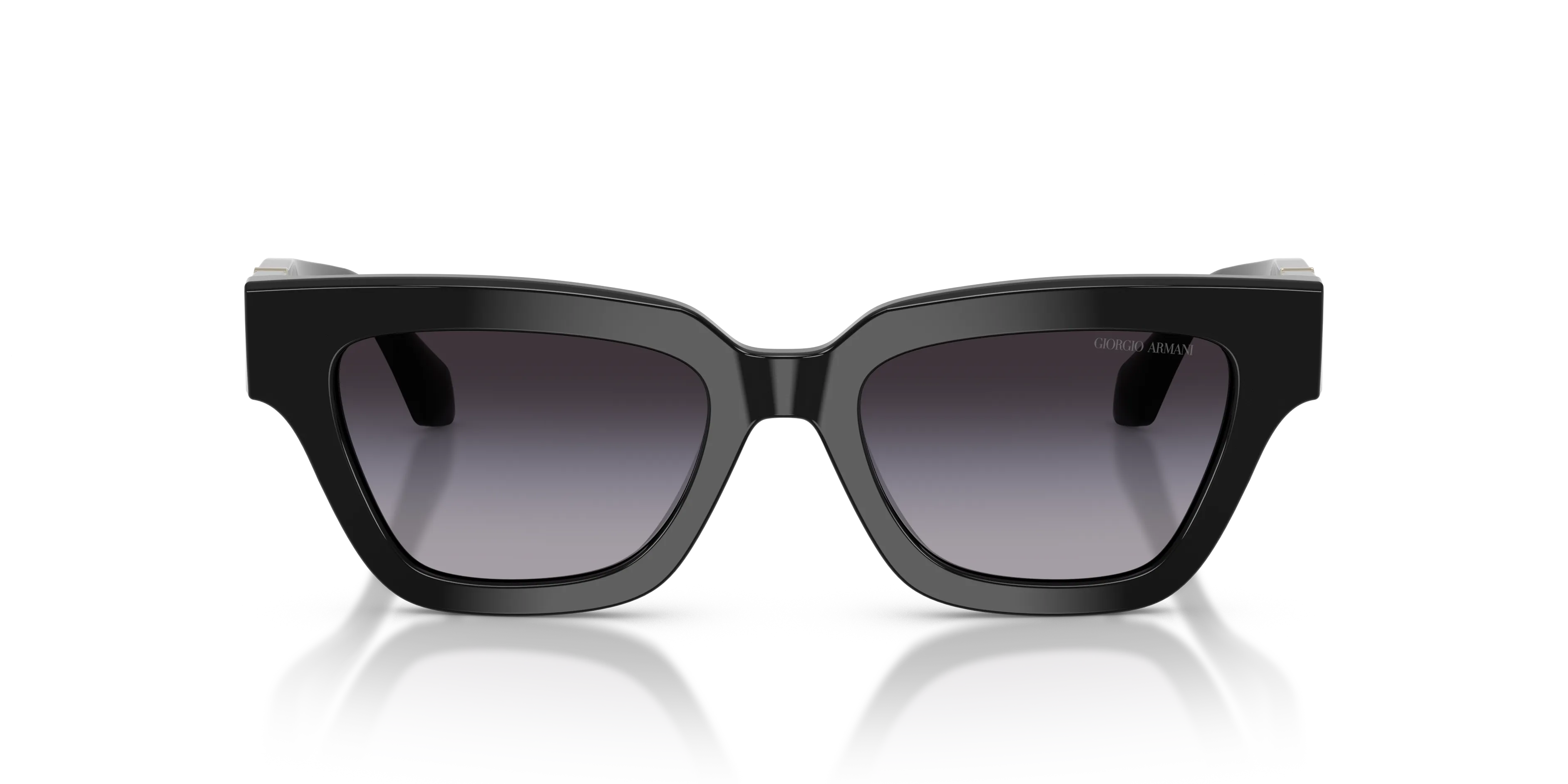 Giorgio Armani AR8246U 58758G Occhiali da sole Acetato Nero Grigio Cat Eye Normale Sfumato - immagine 3
