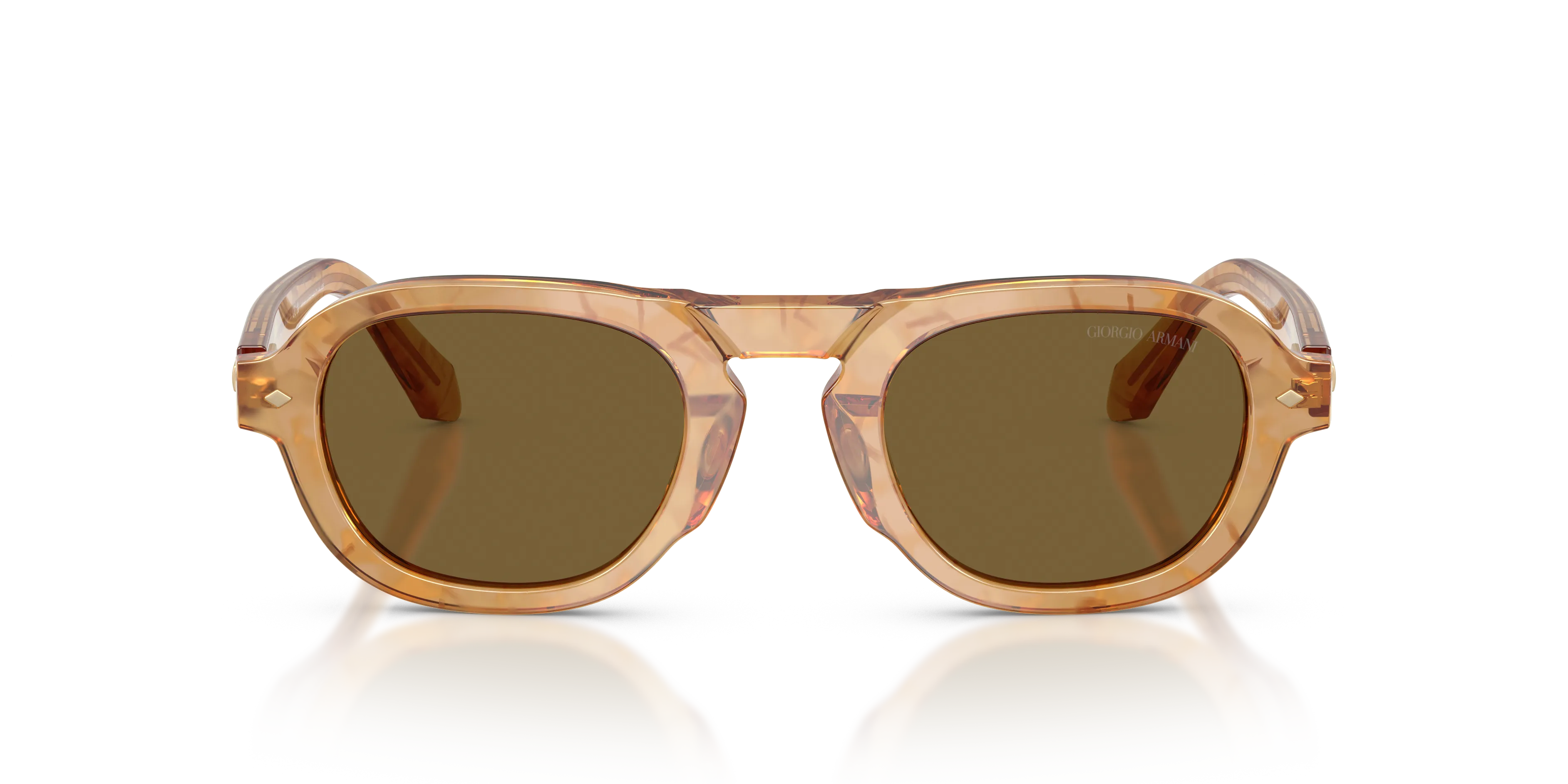 Giorgio Armani AR8244 630073 Occhiali da sole Acetato Tartaruga Marrone Pillow Normale - immagine 3