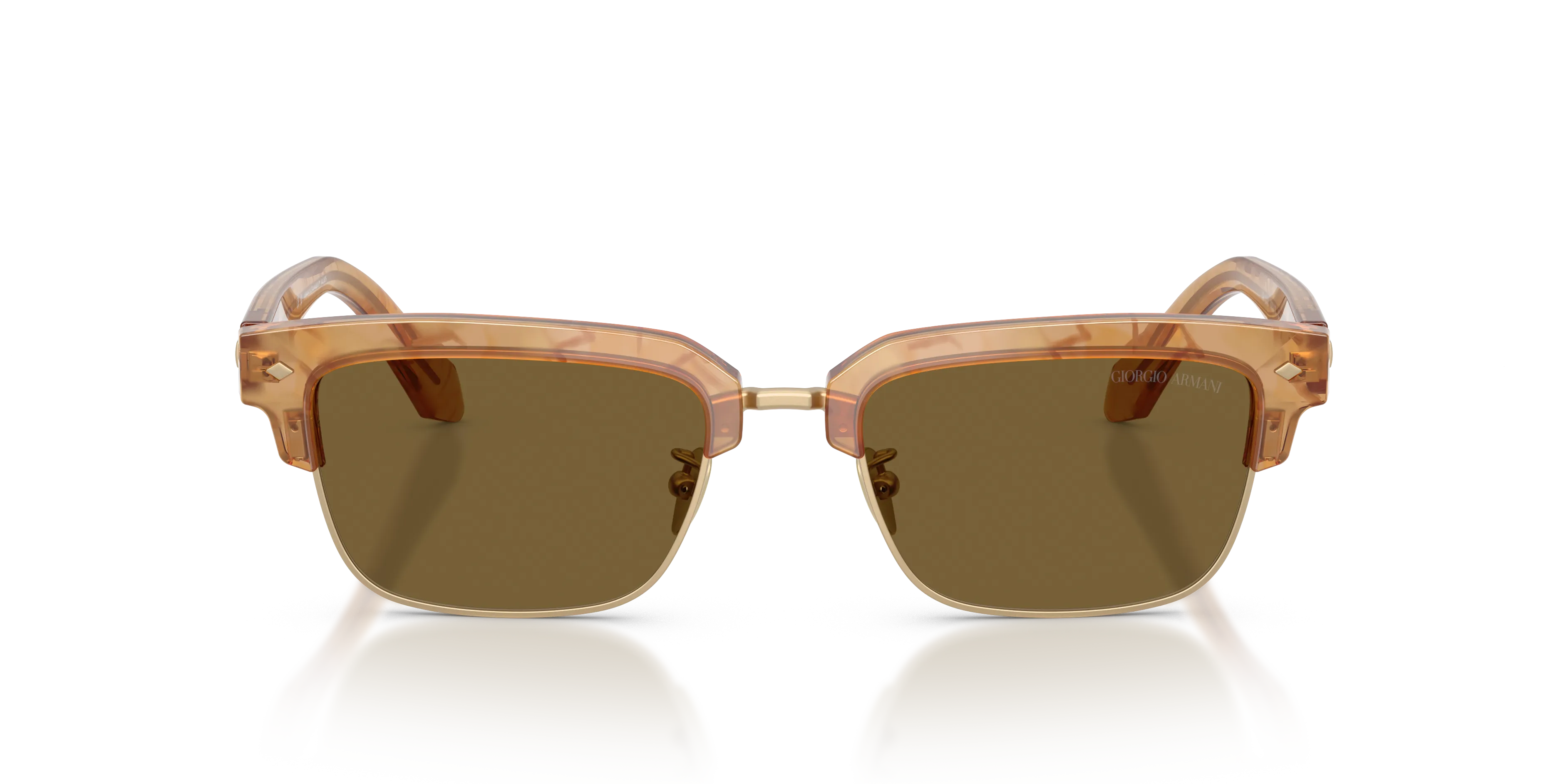 Giorgio Armani AR8243 630073 Occhiali da sole Acetato Tartaruga Marrone Squadrata Normale - immagine 3