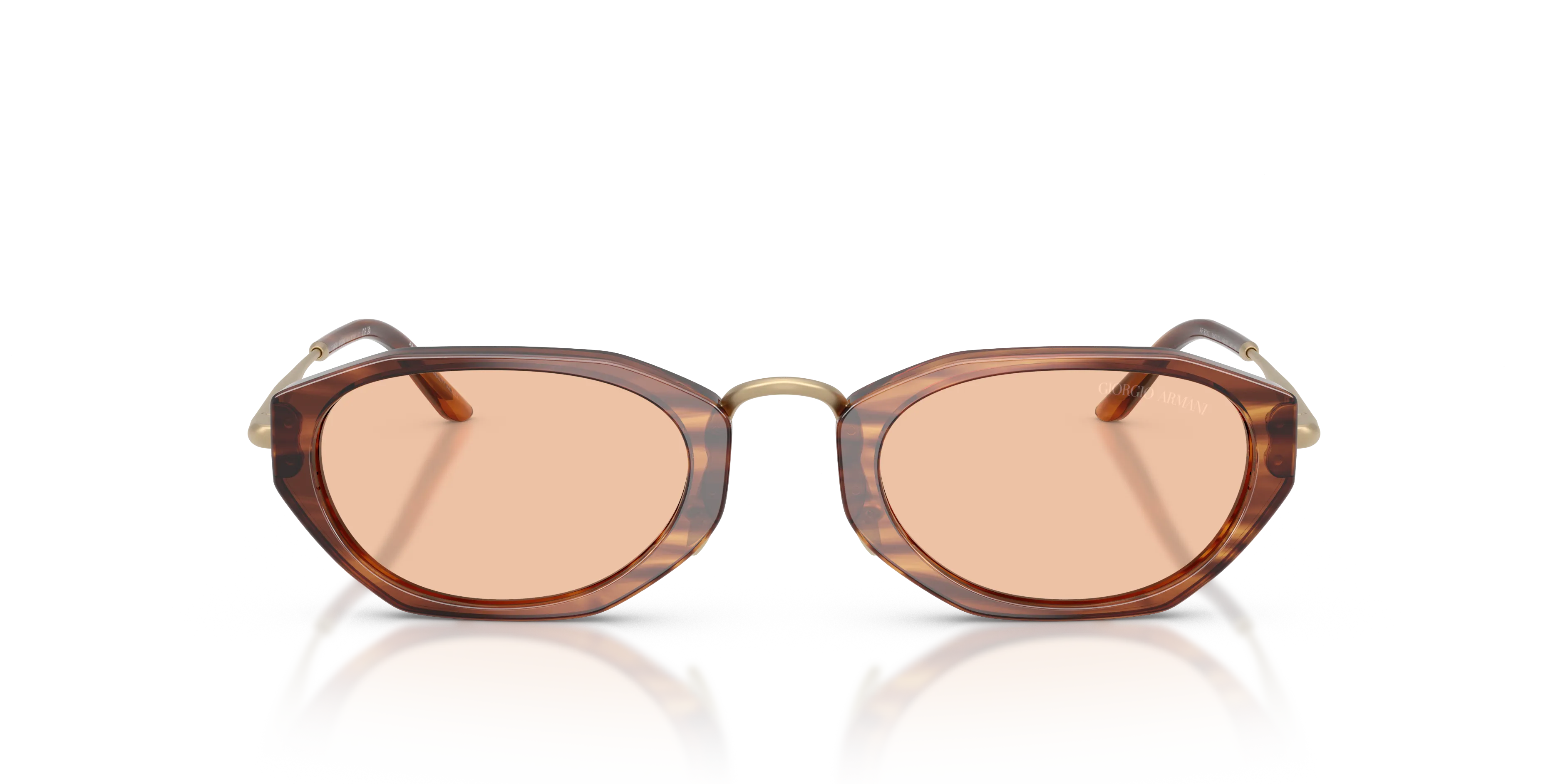 Giorgio Armani AR8242 616273 Occhiali da sole Acetato Tartaruga Marrone Geometrica Normale - immagine 3