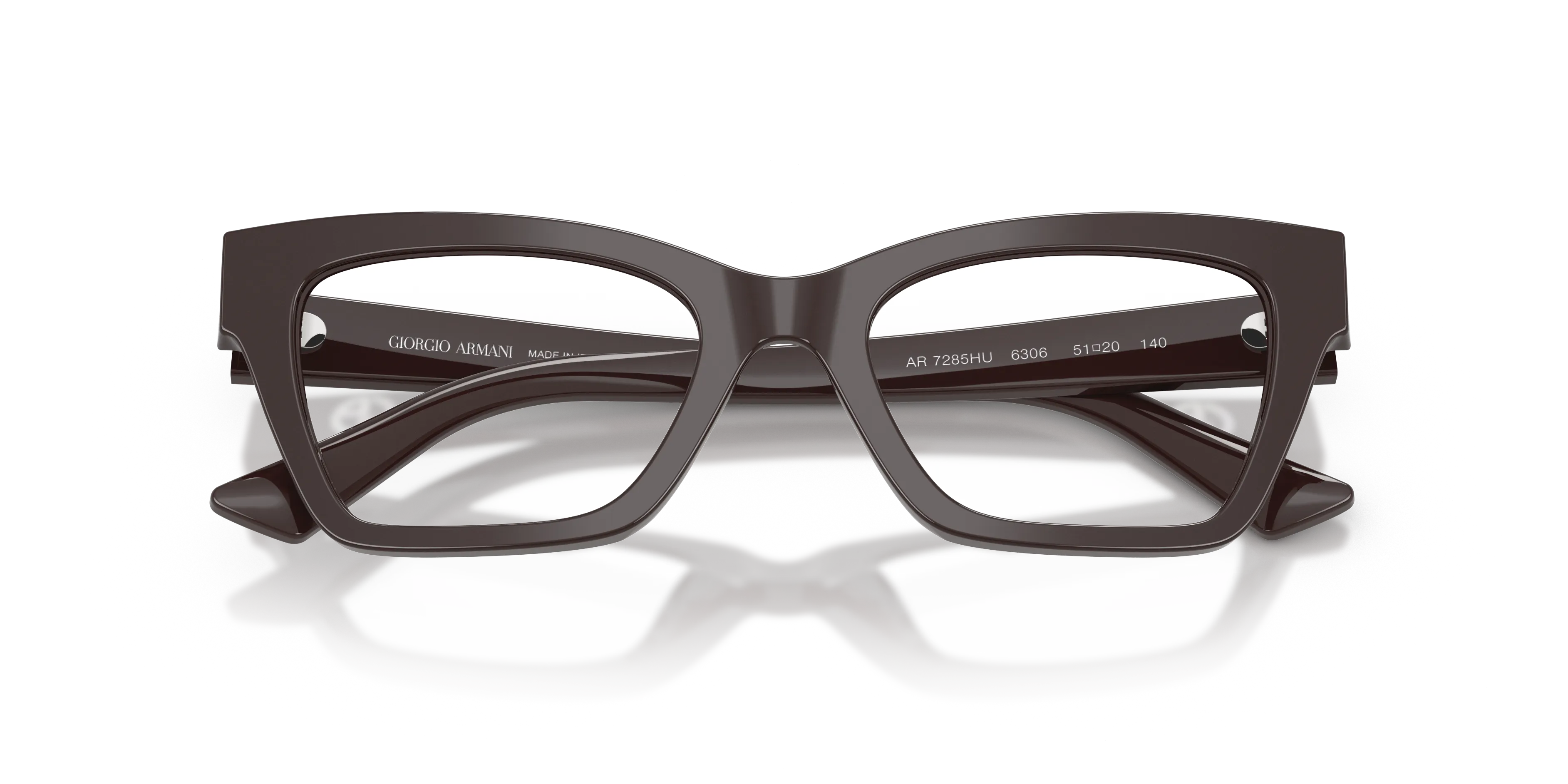 Giorgio Armani AR7285HU 6306 Montature da vista Acetato Viola Cat Eye Normale - immagine 2