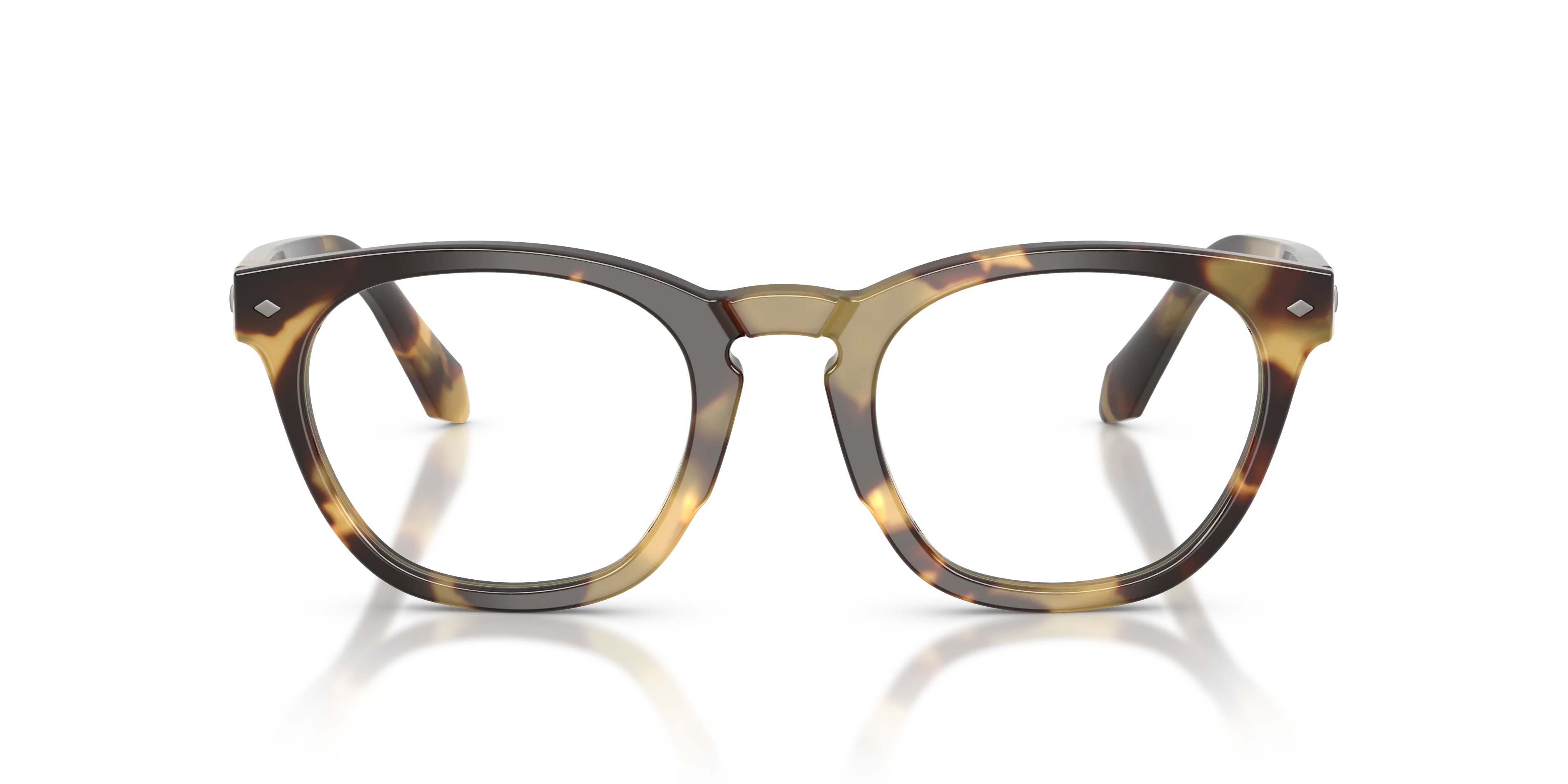 Giorgio Armani AR7284 6301 Montature da vista Acetato Tartaruga Rotonda Normale - immagine 3