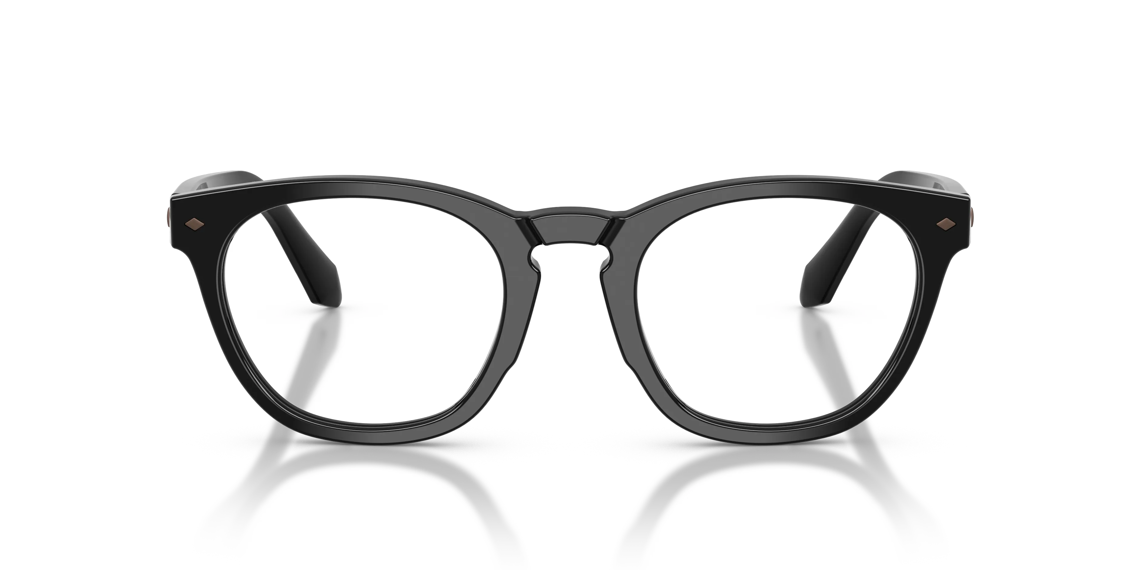 Giorgio Armani AR7284 5875 Montature da vista Acetato Nero Rotonda Normale - immagine 3