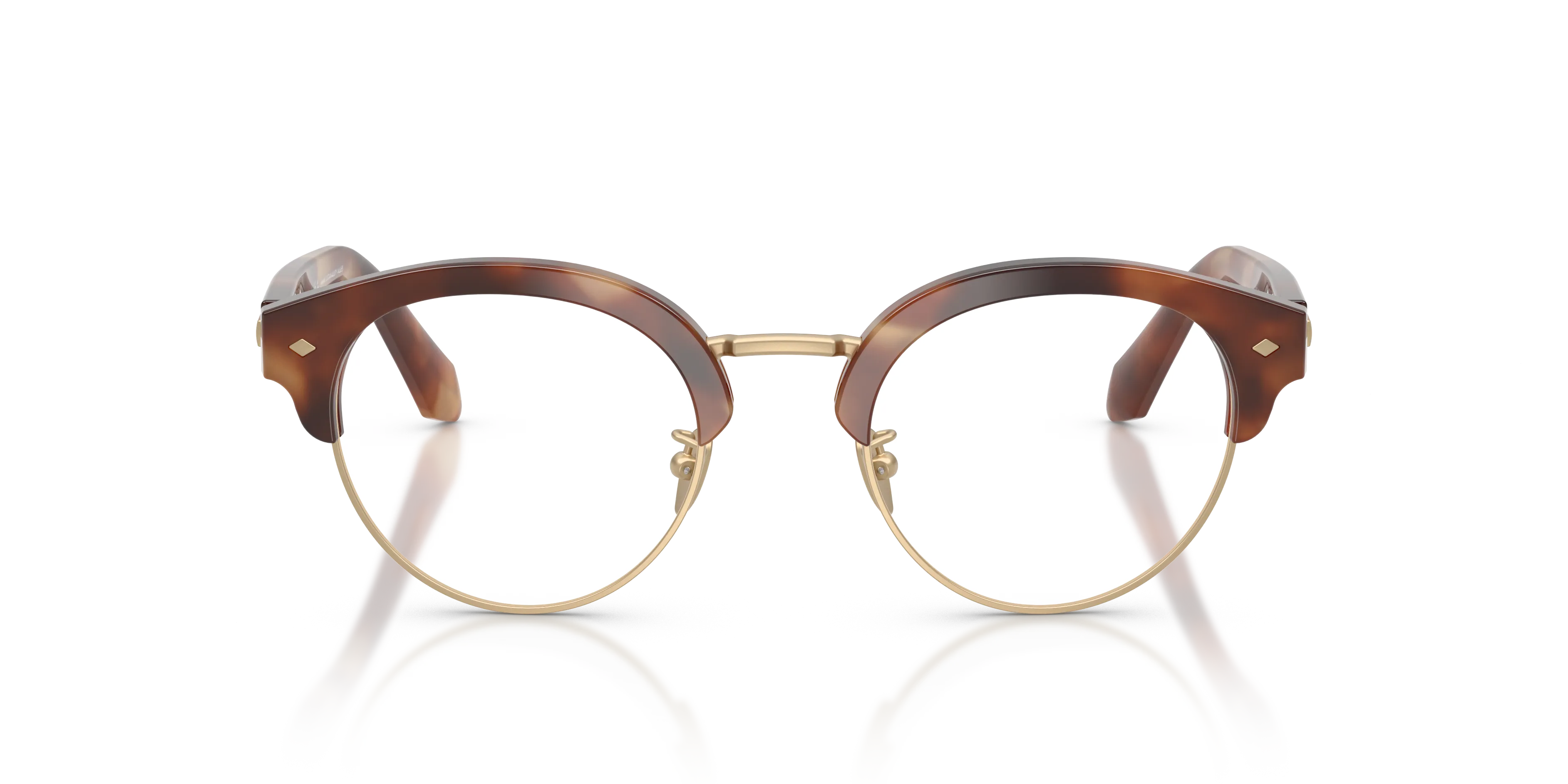 Giorgio Armani AR7283 6302 Montature da vista Acetato Marrone Pantos Normale - immagine 3