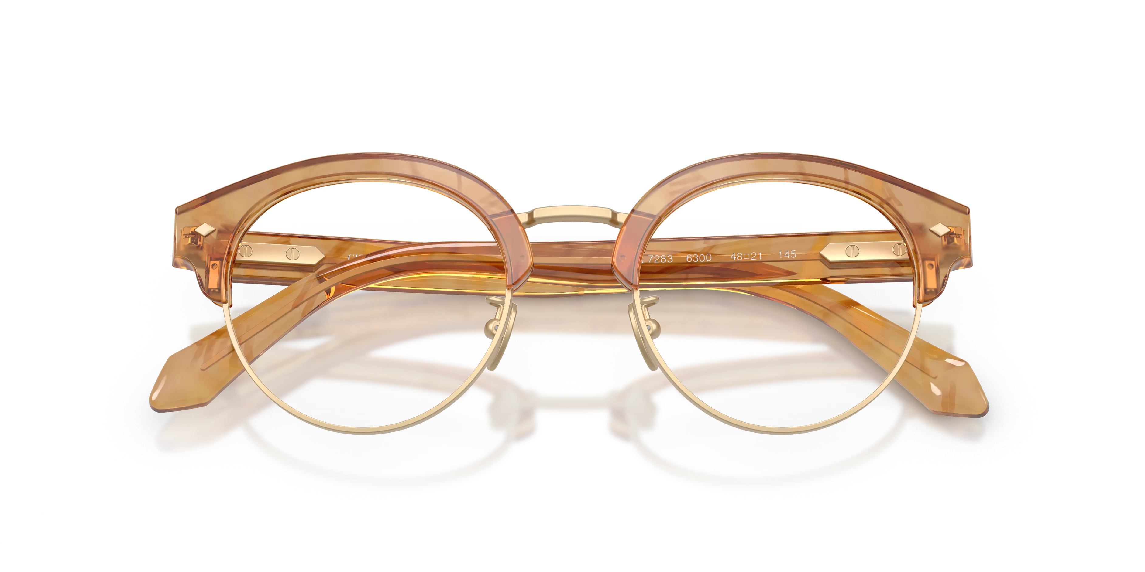 Giorgio Armani AR7283 6300 Montature da vista Acetato Tartaruga Pantos Normale - immagine 2