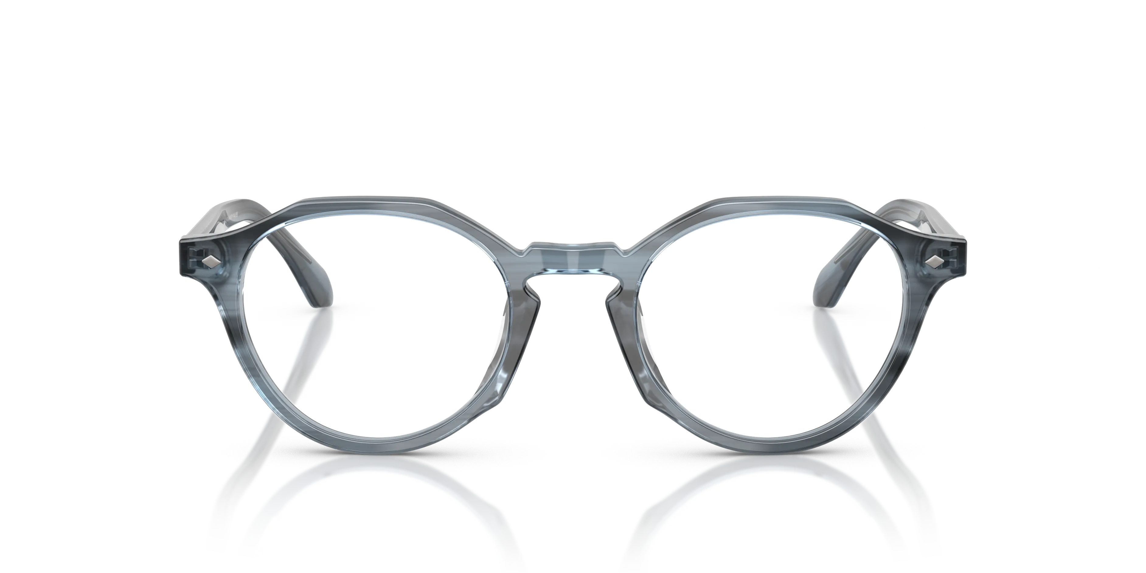Giorgio Armani AR7264U 6343 Montature da vista Acetato Blu Pantos Normale - immagine 3