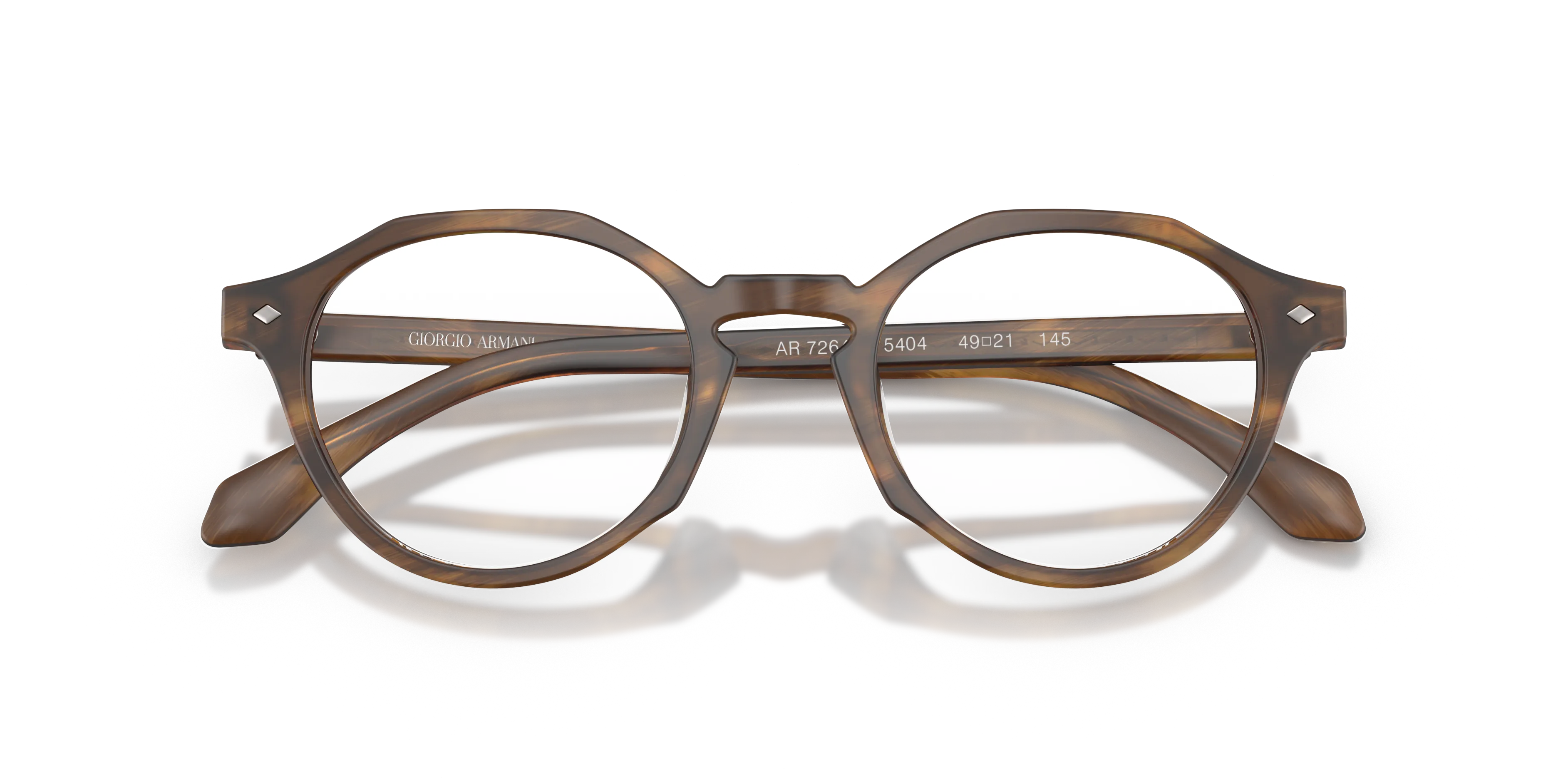 Giorgio Armani AR7264U 5404 Montature da vista Acetato Tartaruga Pantos Normale - immagine 2
