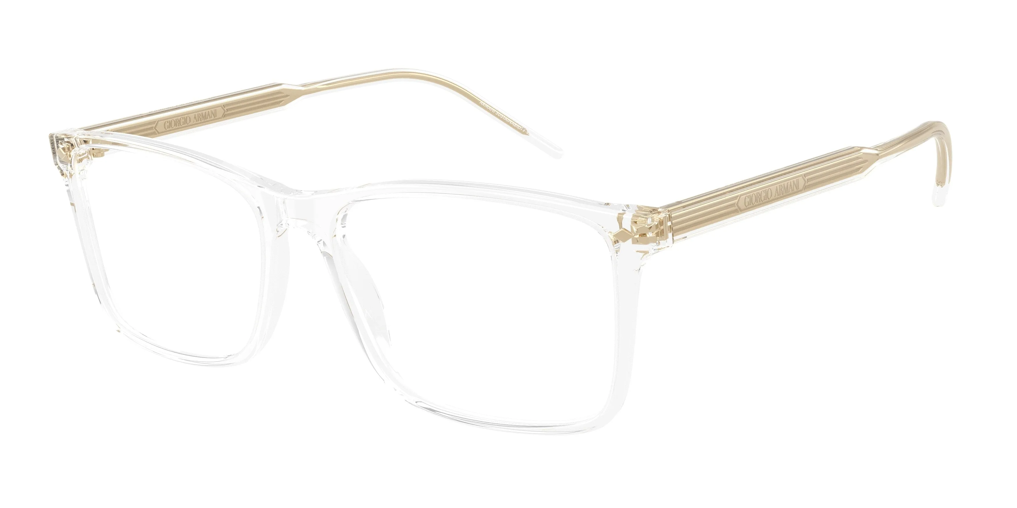 Giorgio Armani AR7258 6075 Montature da vista Acetato Trasparente Squadrata Normale - immagine 1
