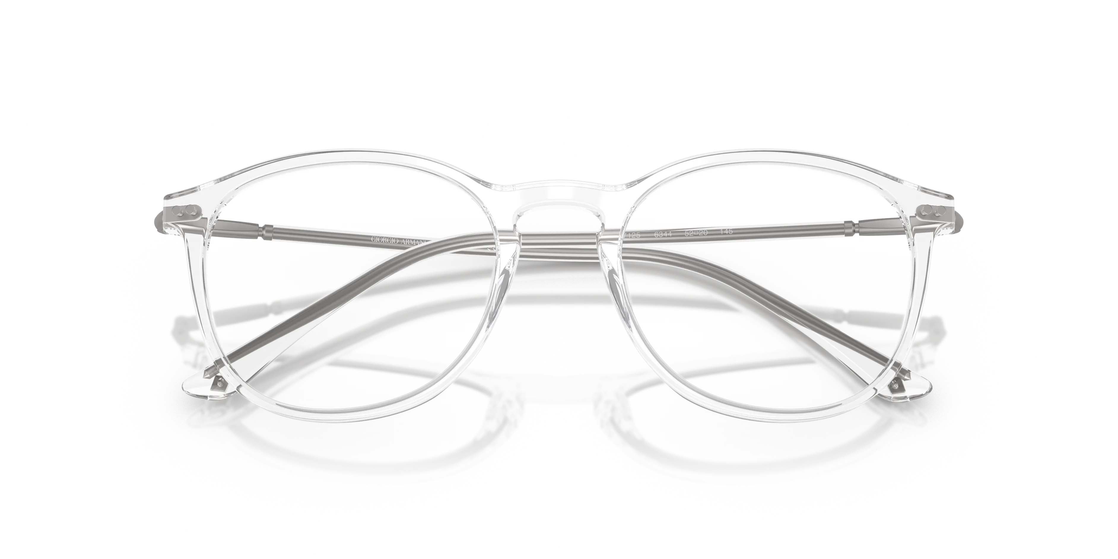 Giorgio Armani AR7125 6344 Montature da vista Acetato Trasparente Pantos Normale - immagine 2