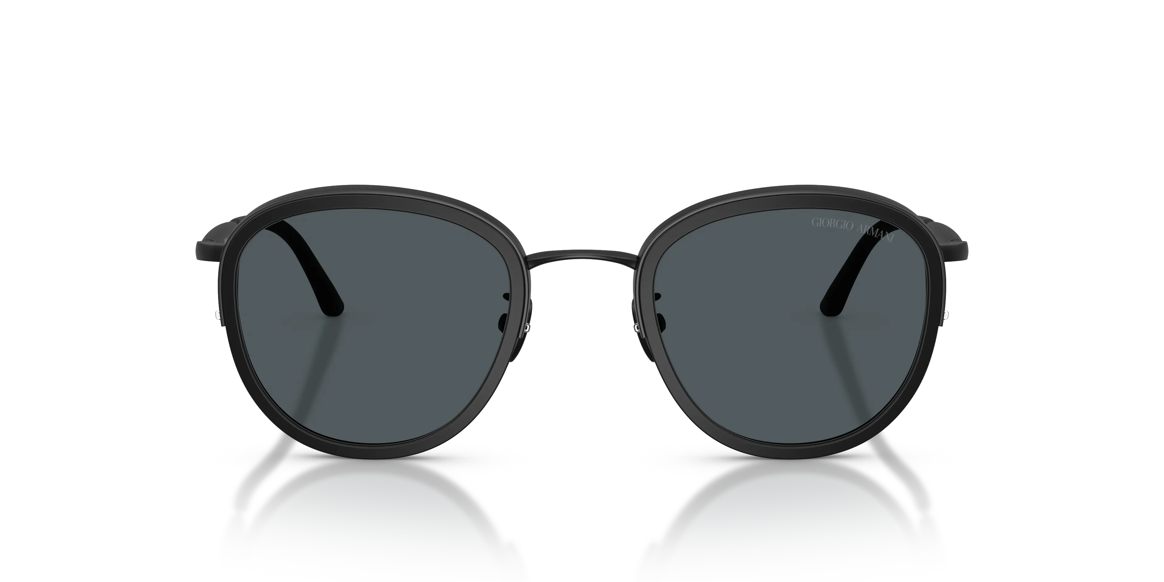 Giorgio Armani AR6176 300187 Occhiali da sole Metallo Nero Grigio Pantos Normale - immagine 3