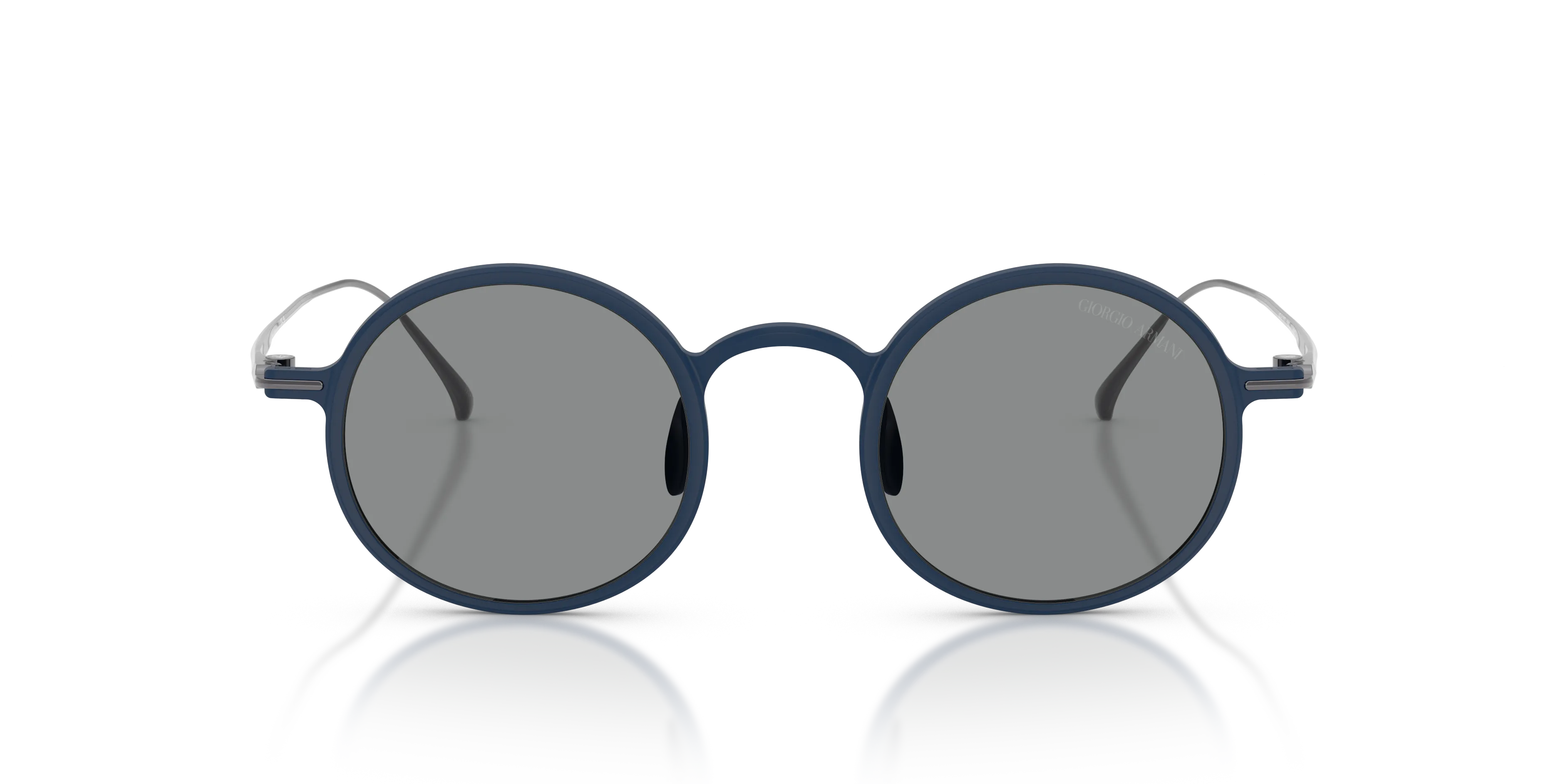 Giorgio Armani AR6173T 340502 Occhiali da sole Titanio Blu Blu Pantos Normale - immagine 3