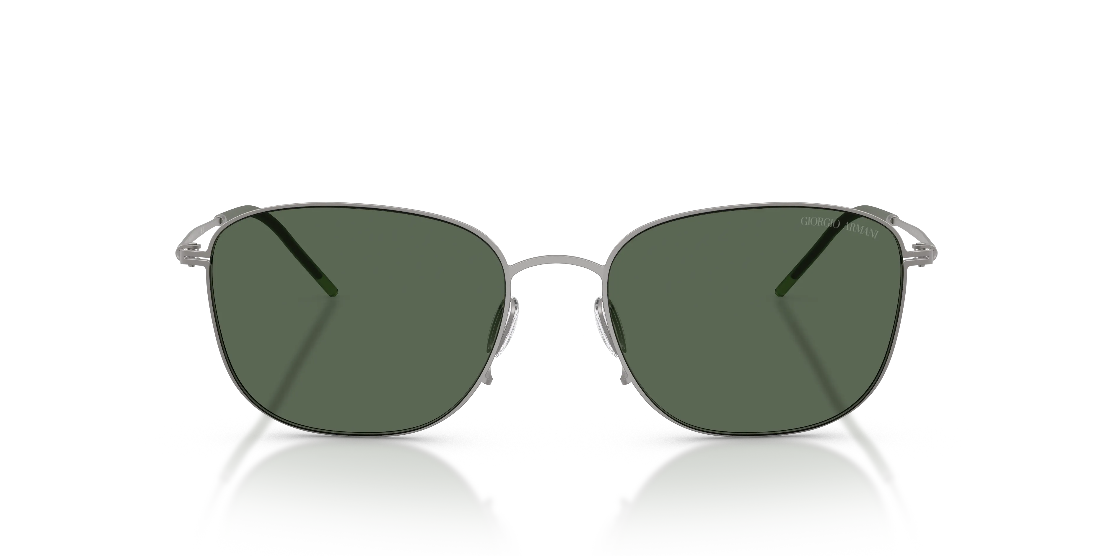 Giorgio Armani AR6168 300371 Occhiali da sole Metallo Grigio Verde Pillow Normale - immagine 3