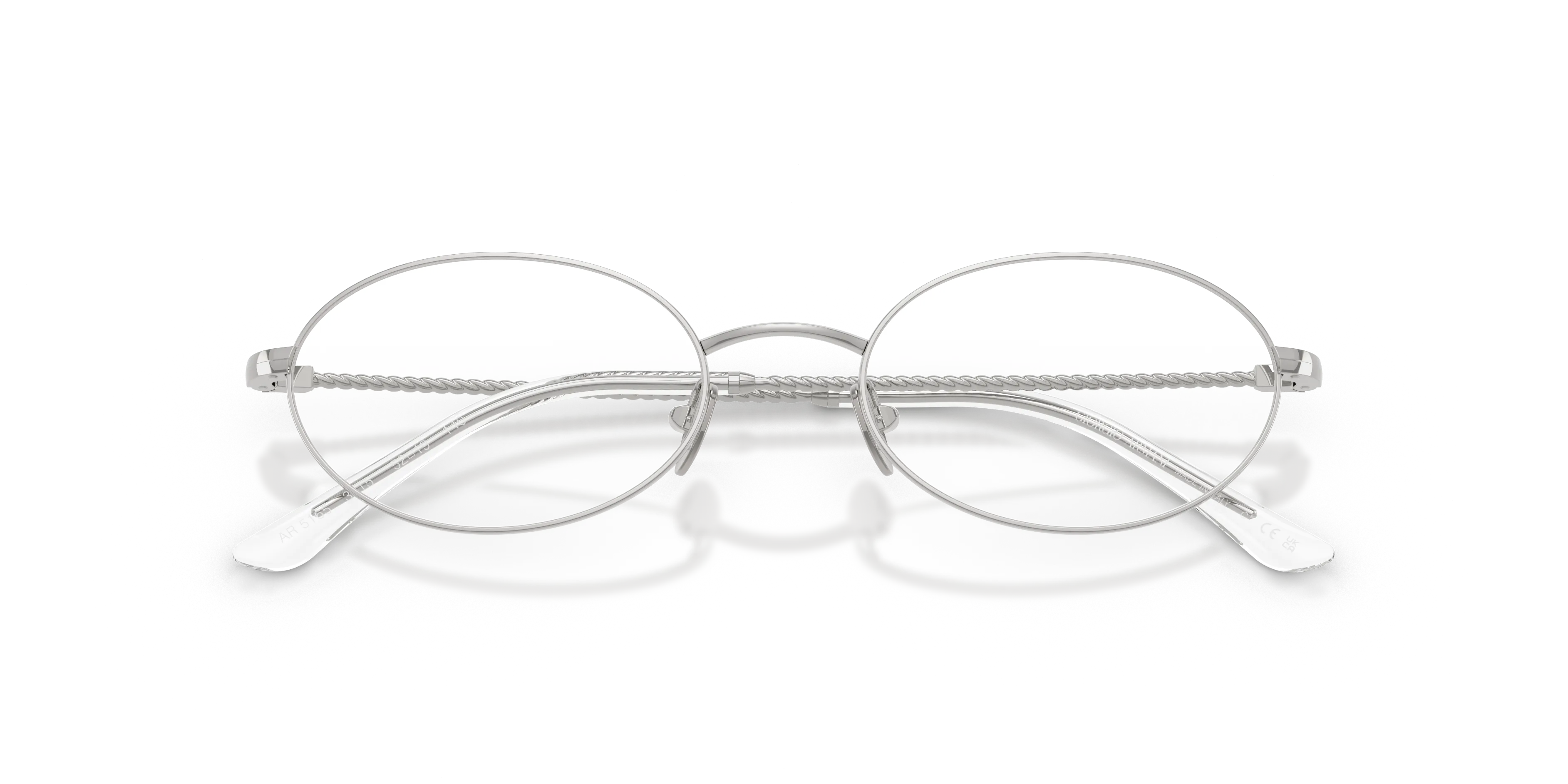 Giorgio Armani AR5165 3015 Montature da vista Acciaio Argento Rotonda Normale - immagine 2