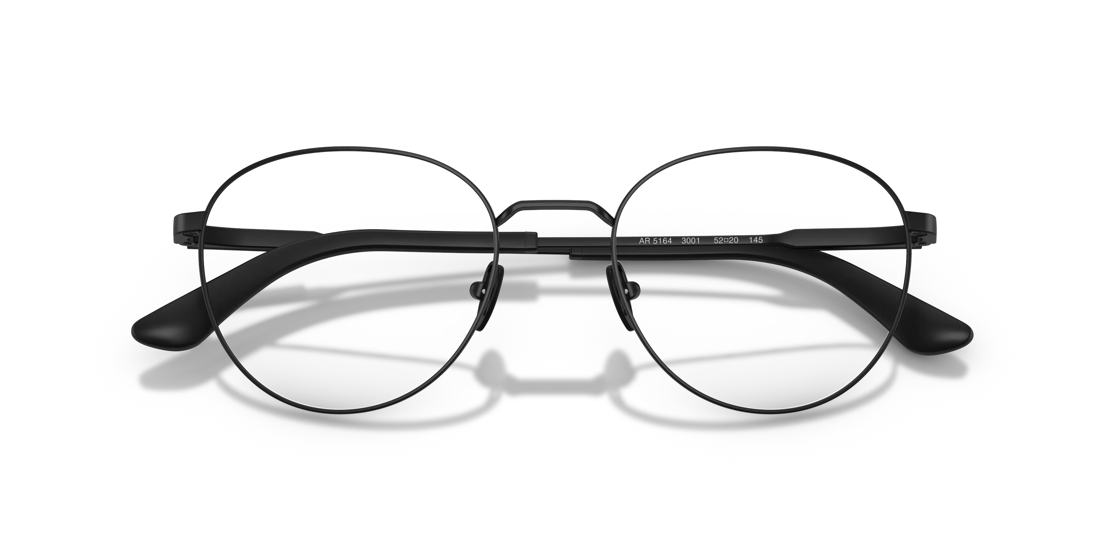 Giorgio Armani AR5164 3001 Montature da vista Metallo Nero Pantos Normale - immagine 2