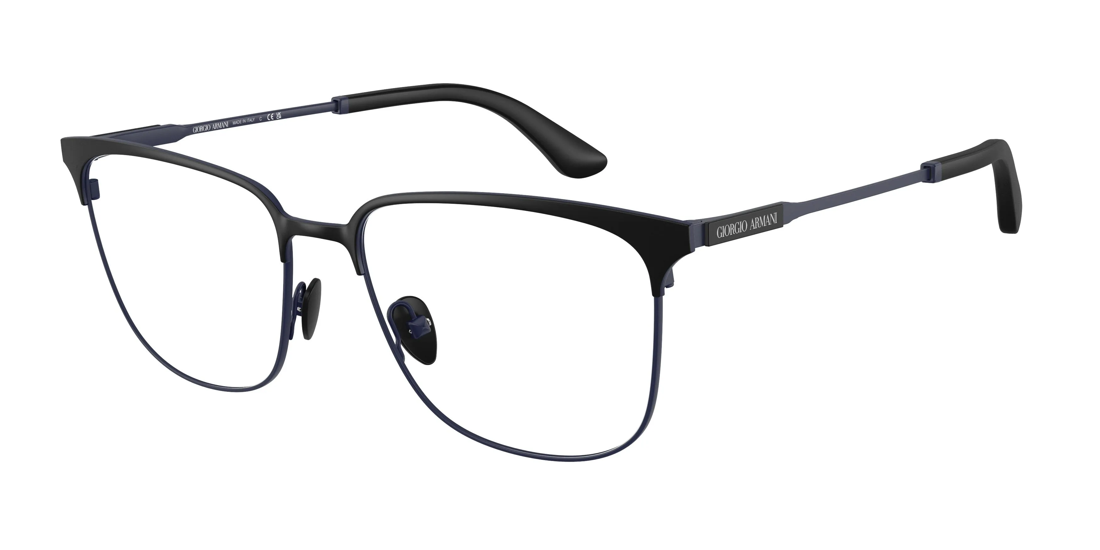 Giorgio Armani AR5163 3419 Montature da vista Metallo Nero Pillow Normale - immagine 1