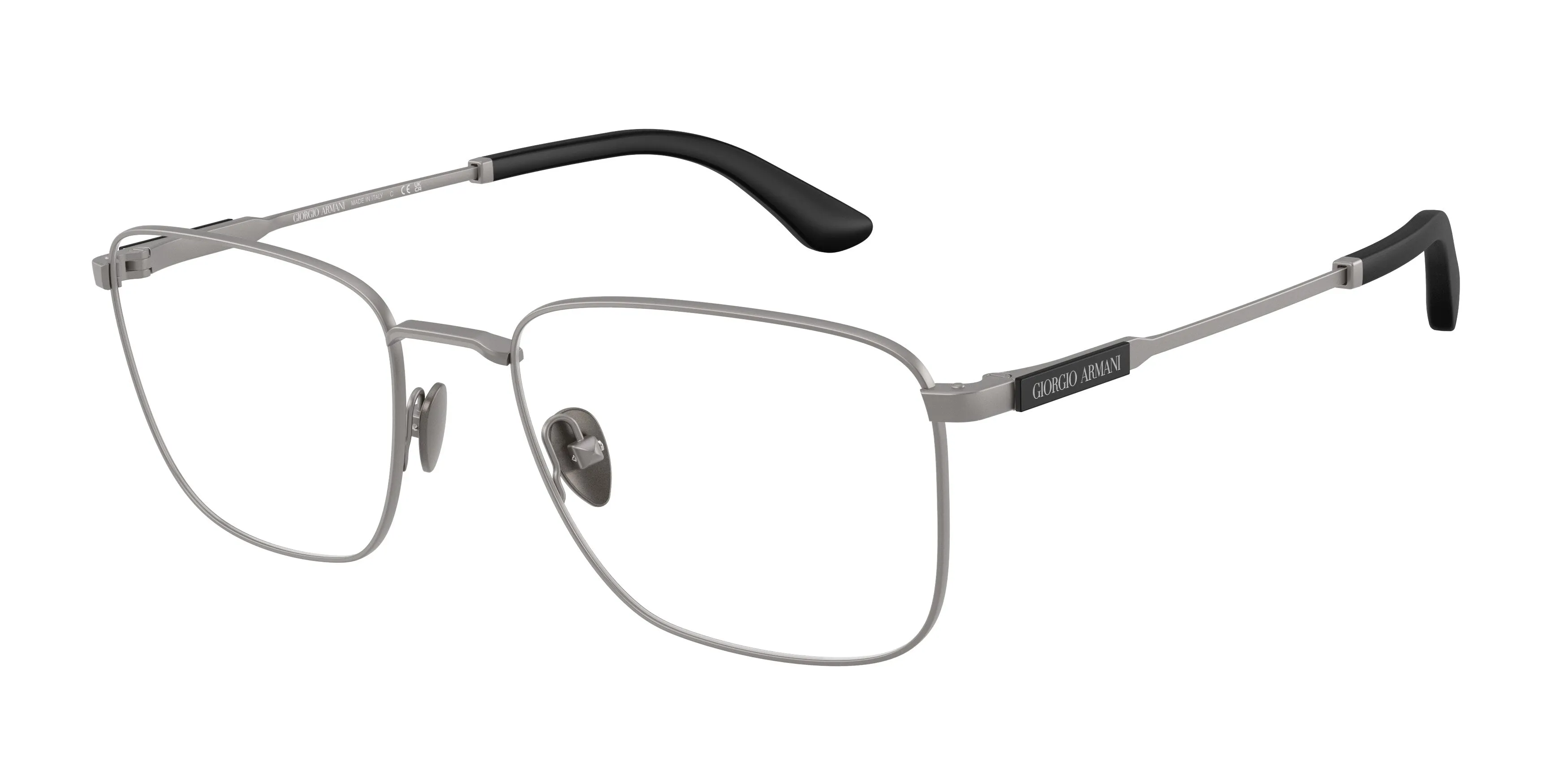 Giorgio Armani AR5162 3003 Montature da vista Metallo Grigio Squadrata Normale - immagine 1