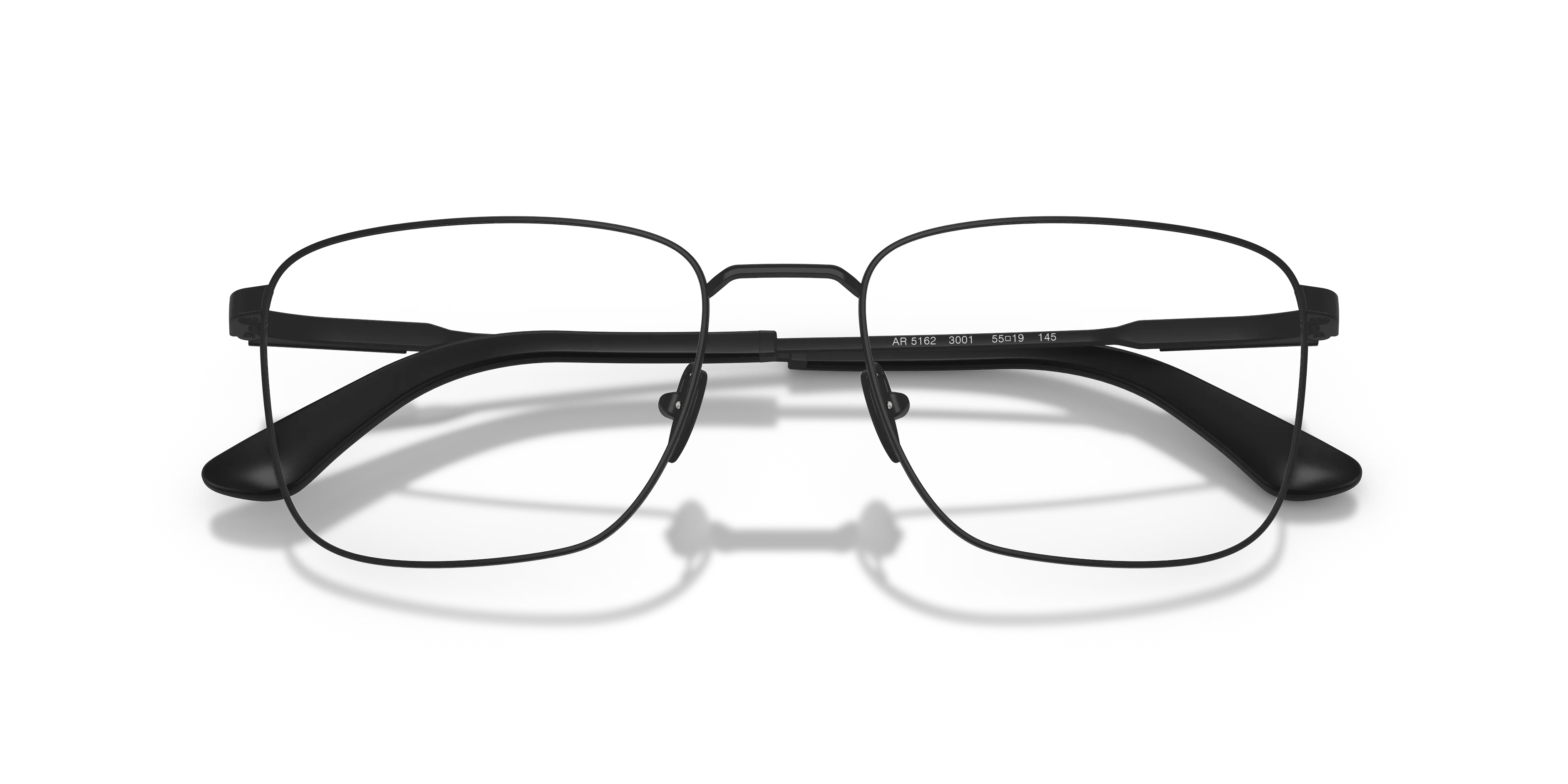 Giorgio Armani AR5162 3001 Montature da vista Metallo Nero Squadrata Normale - immagine 2