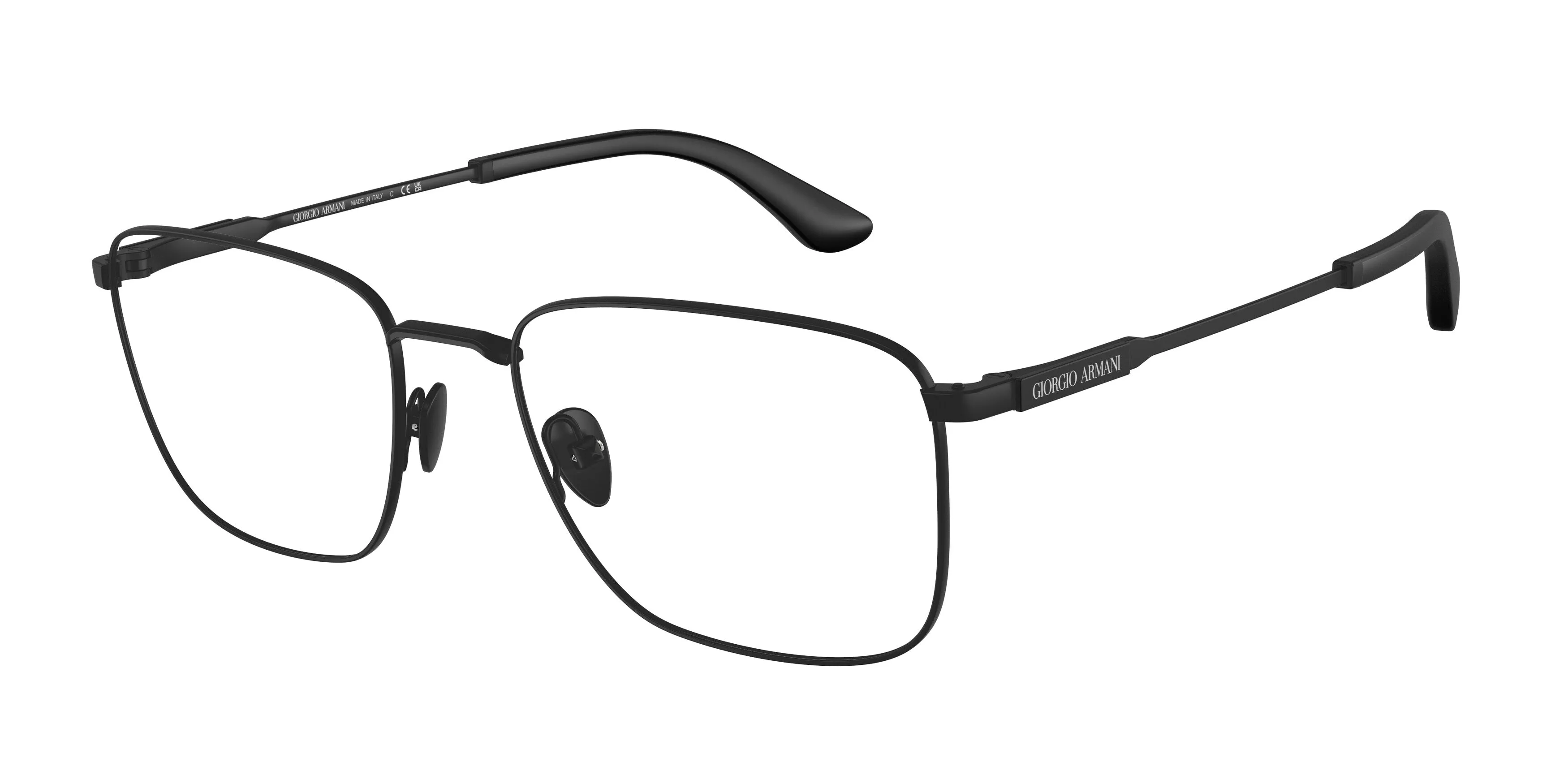 Giorgio Armani AR5162 3001 Montature da vista Metallo Nero Squadrata Normale - immagine 1