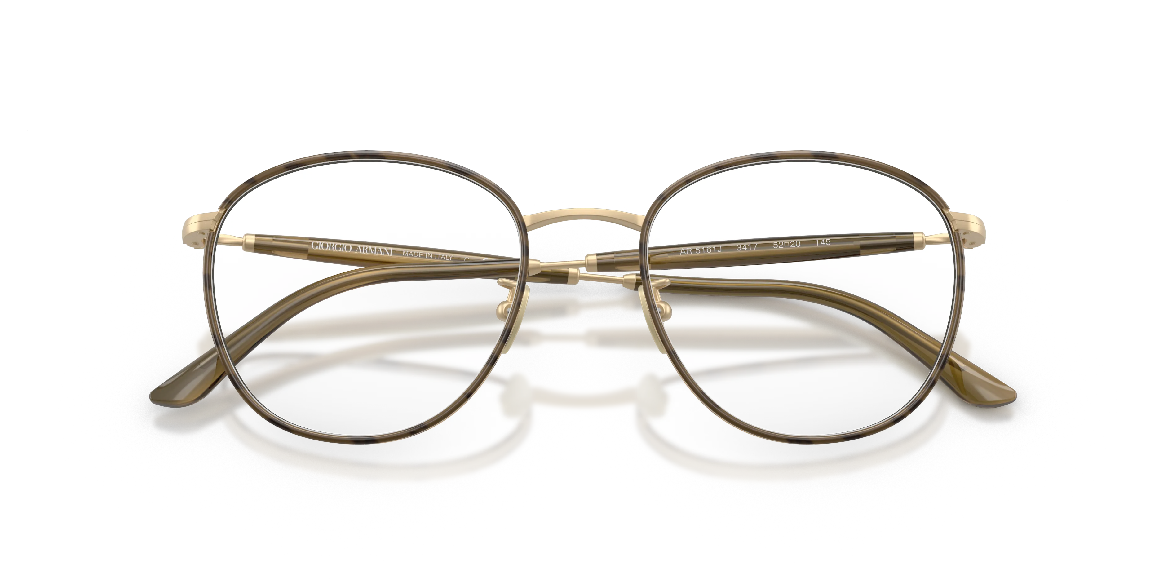 Giorgio Armani AR5161J 3417 Montature da vista Metallo Oro Pantos Normale - immagine 2