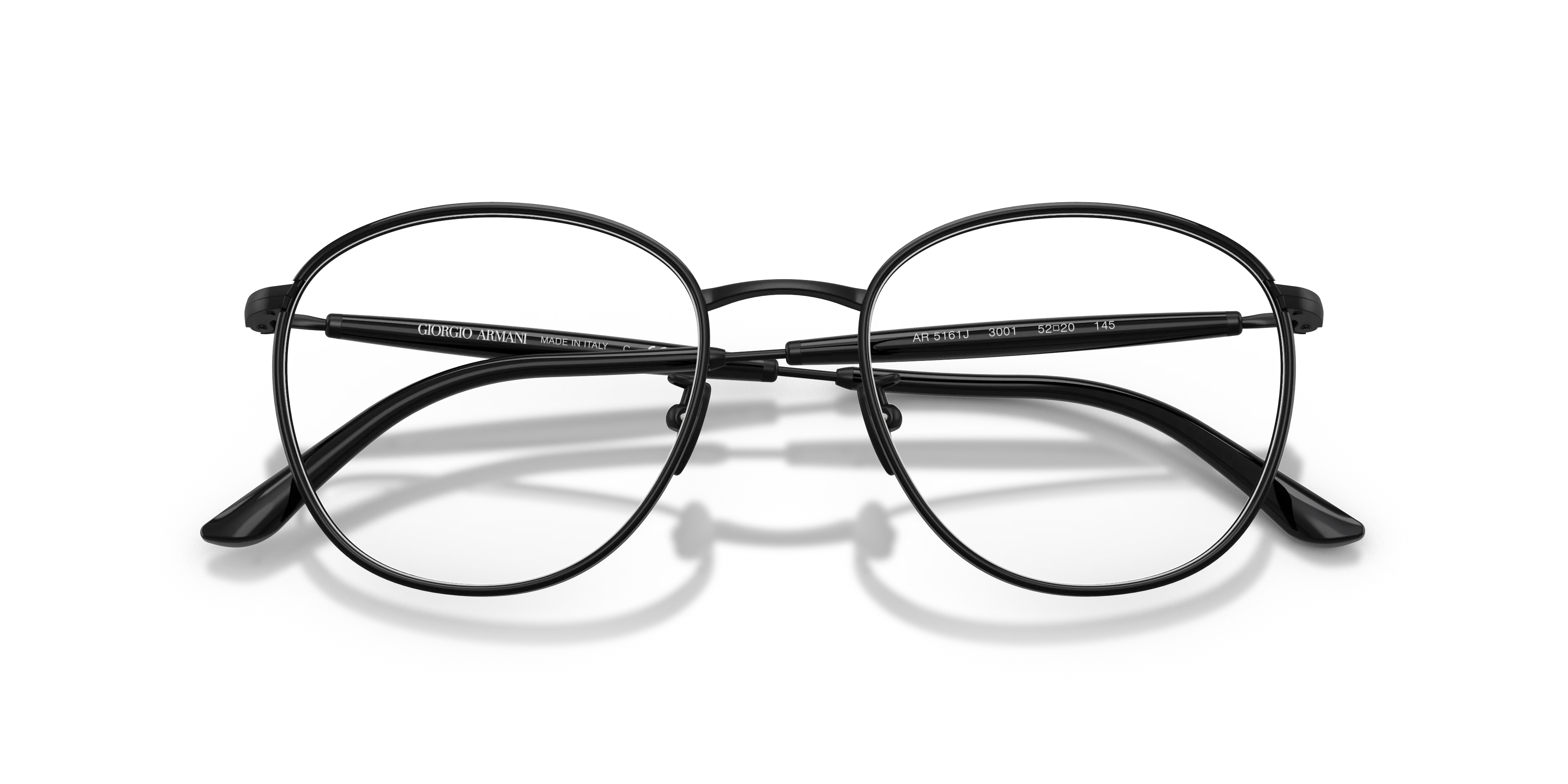 Giorgio Armani AR5161J 3001 Montature da vista Metallo Nero Pantos Normale - immagine 2
