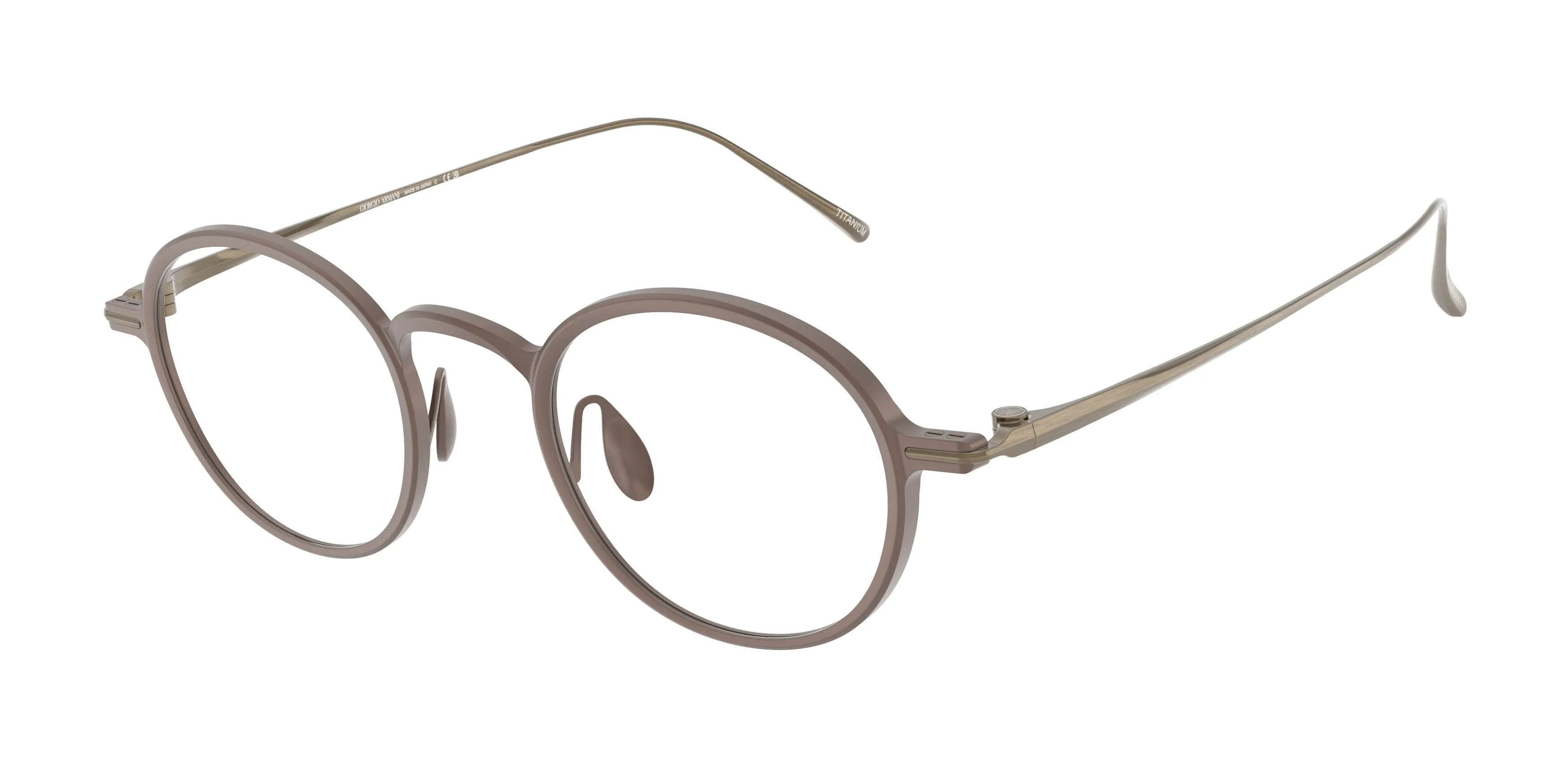 Giorgio Armani AR5159T 3407 Montature da vista Titanio Marrone Pantos Normale - immagine 1