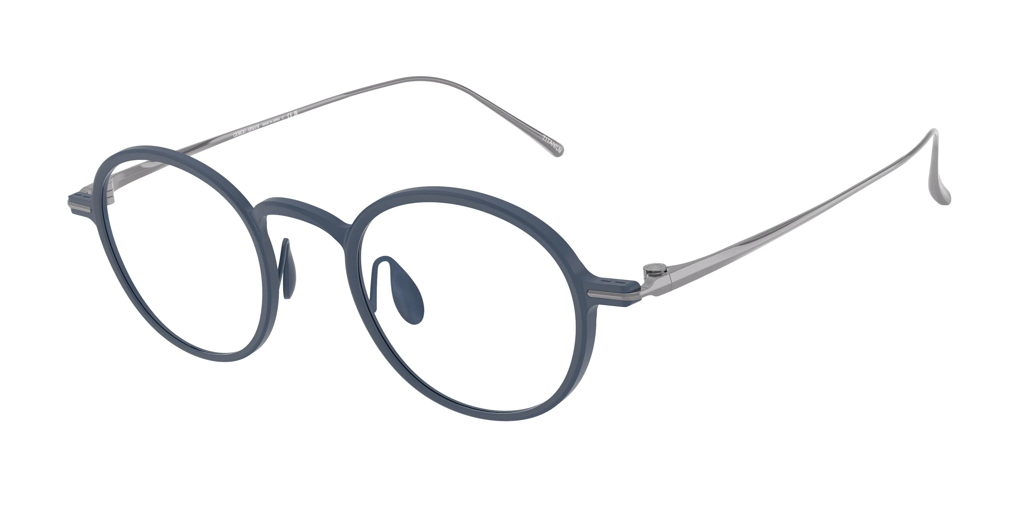 Giorgio Armani AR5159T 3405 Montature da vista Titanio Blu Pantos Normale - immagine 1