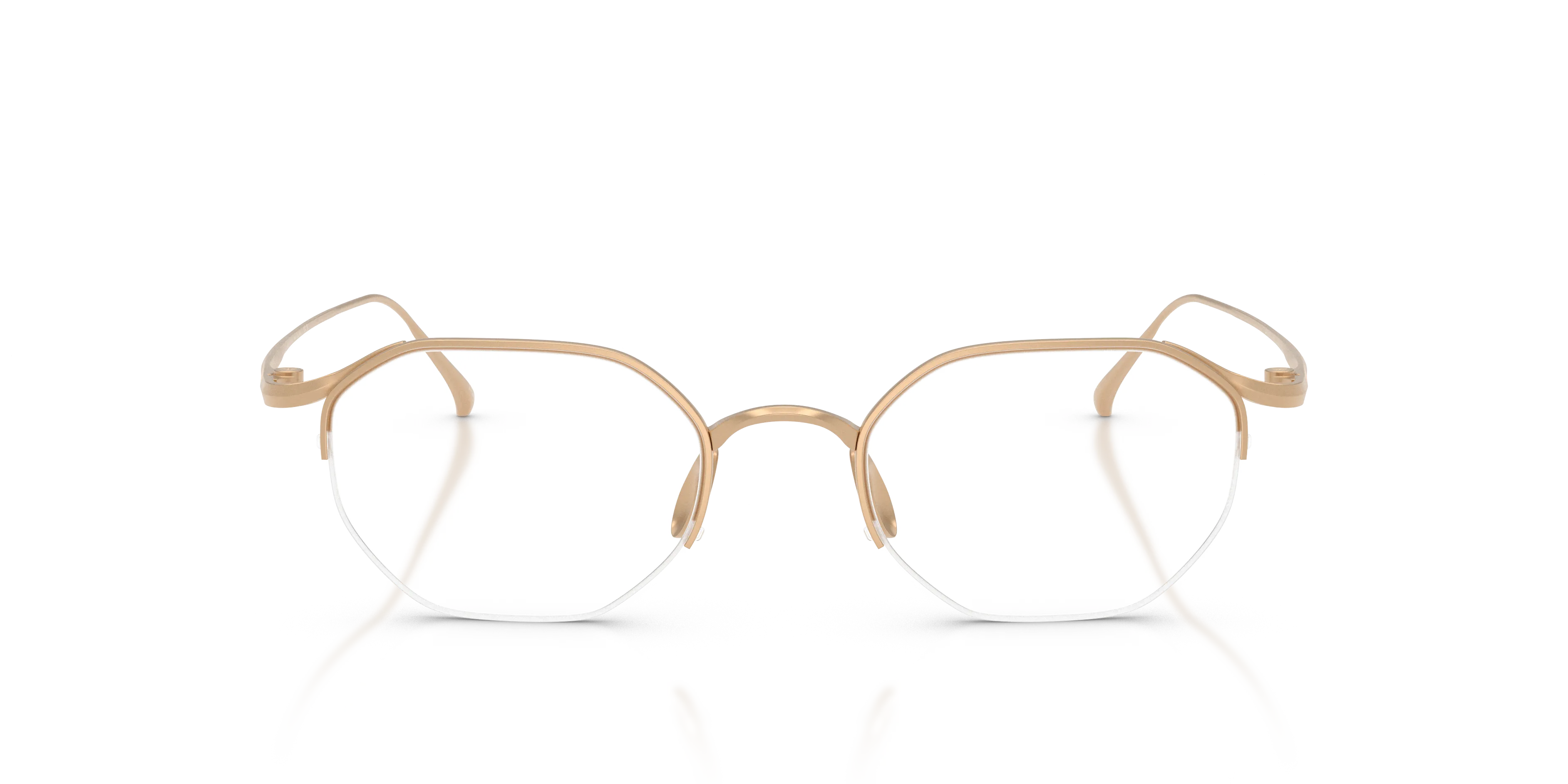 Giorgio Armani AR5157T 3411 Montature da vista Titanio Oro Pillow Normale - immagine 3