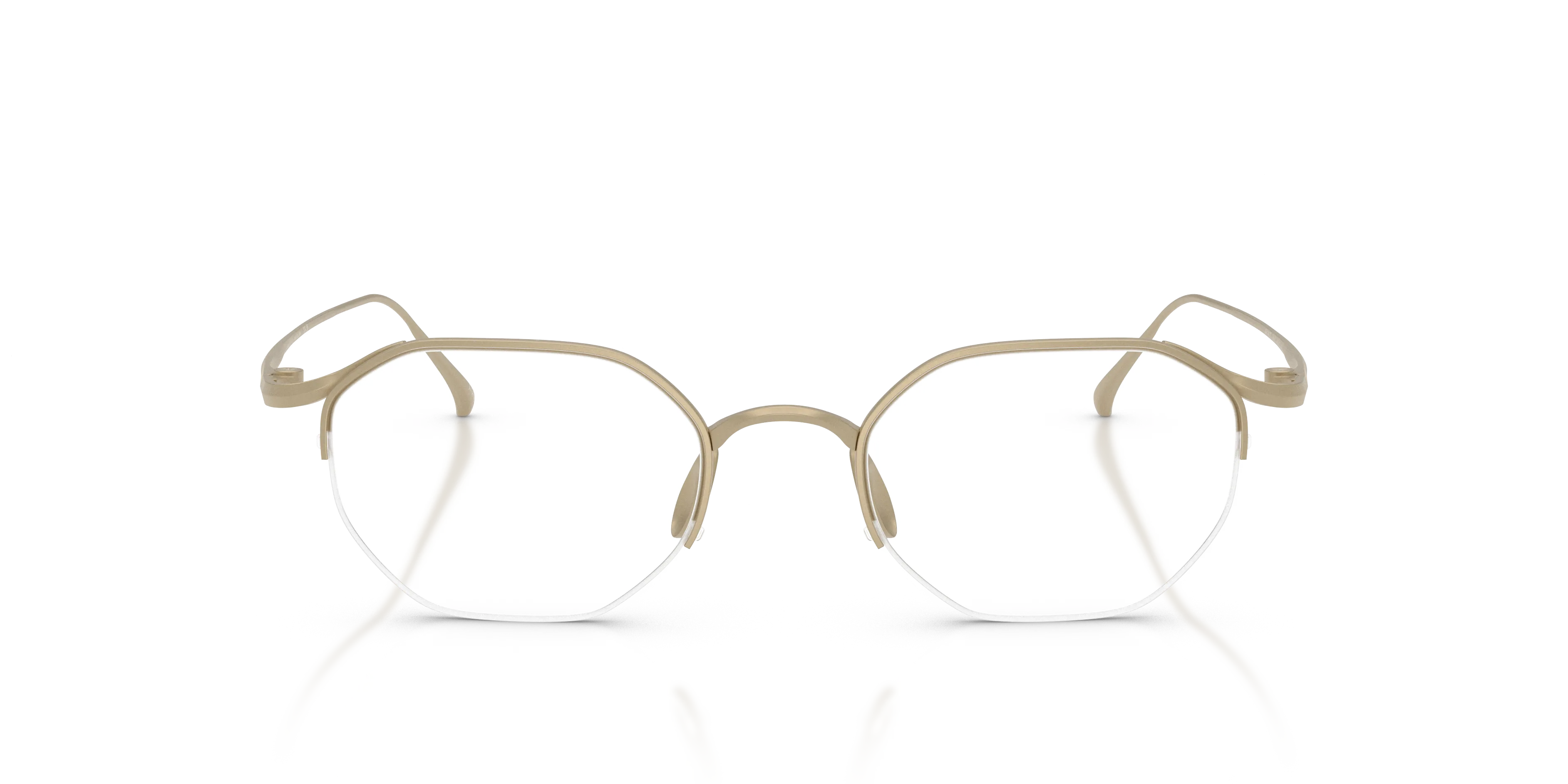 Giorgio Armani AR5157T 3410 Montature da vista Titanio Oro Pillow Normale - immagine 3