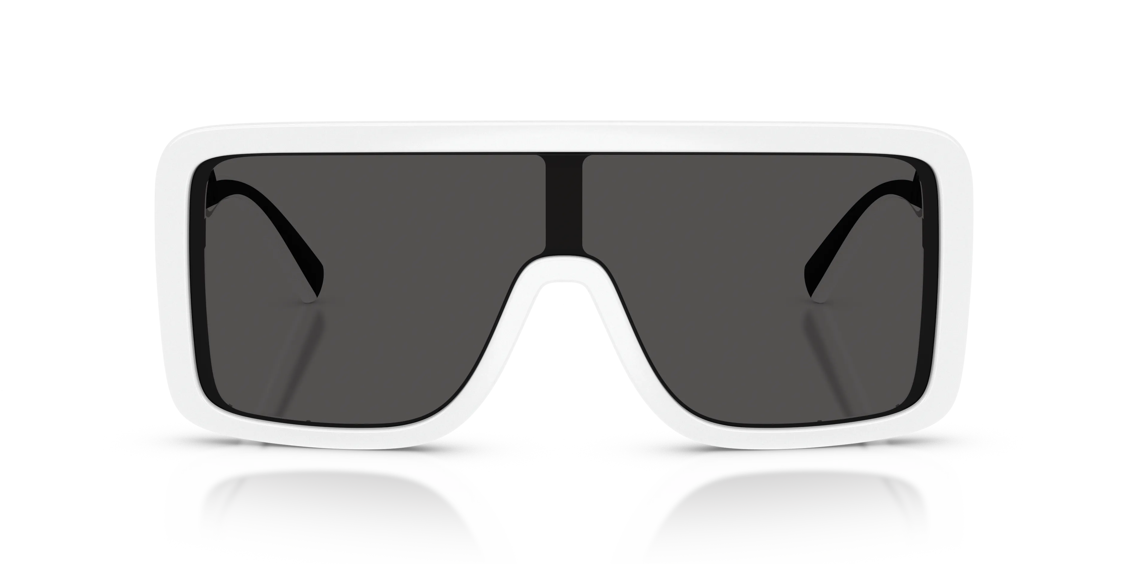 Dolce & Gabbana DG6204 331287 Occhiali da sole Iniettato Bianco Grigio Squadrata Normale - immagine 3